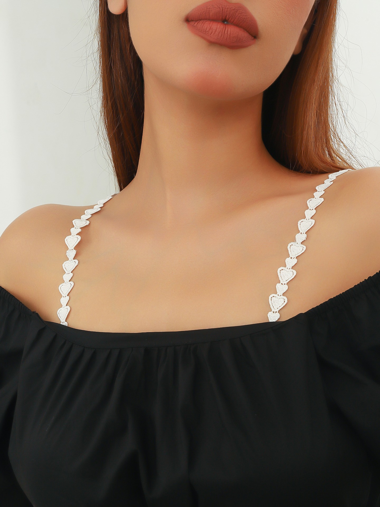 Embroidered Bra Straps