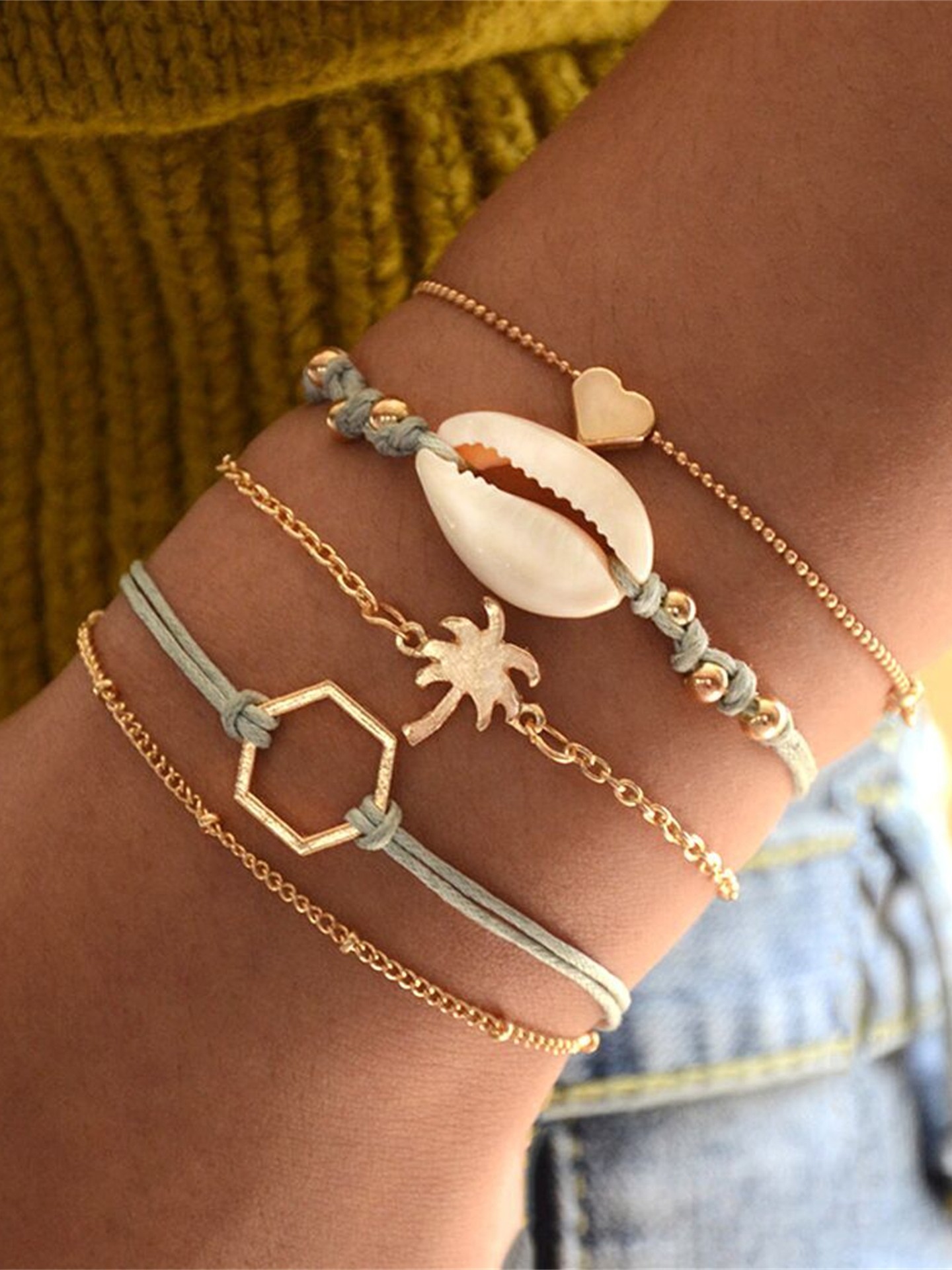 Ocean Style Bracelet Set