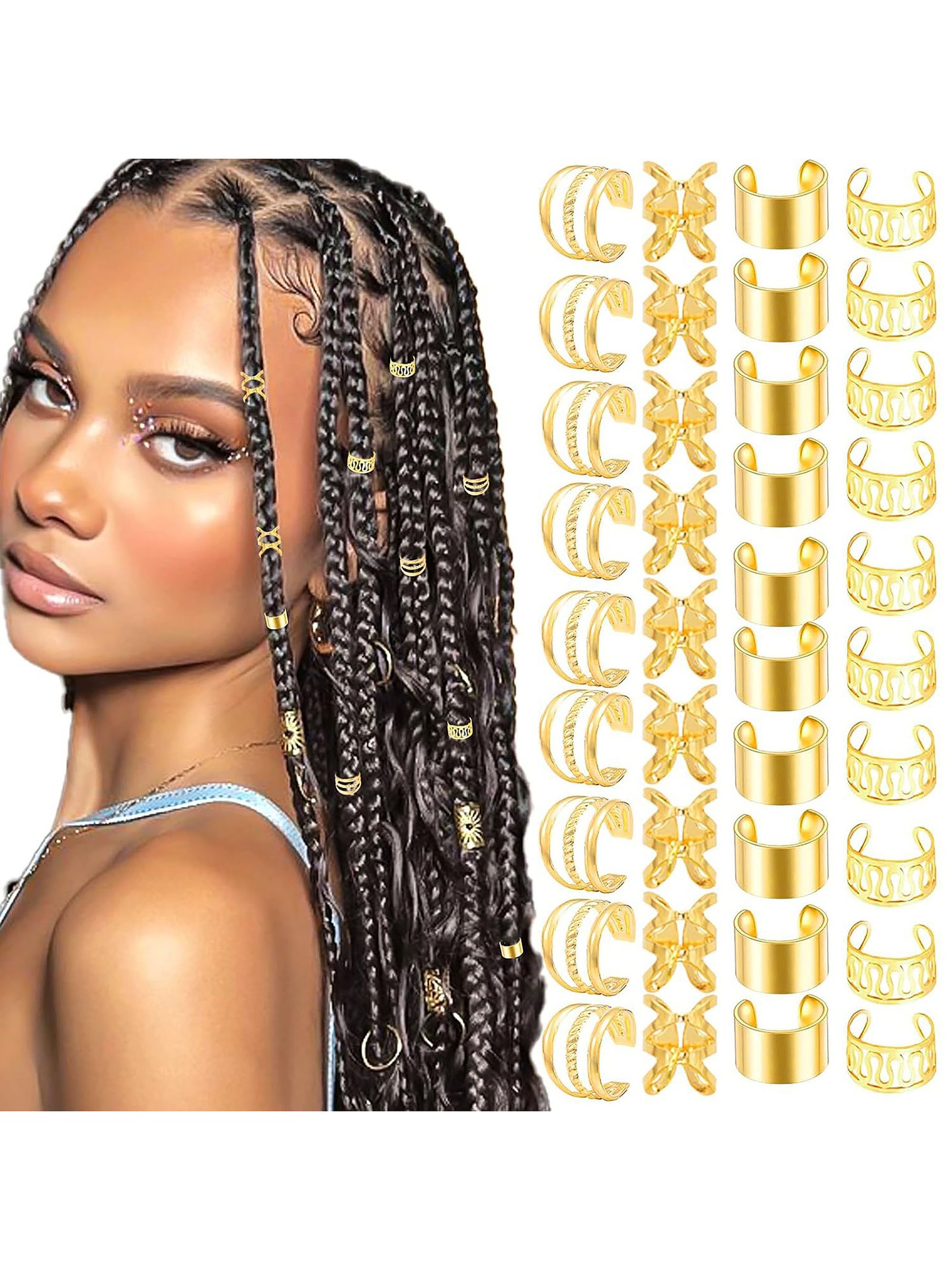 40 Pcs Metal Hairpin