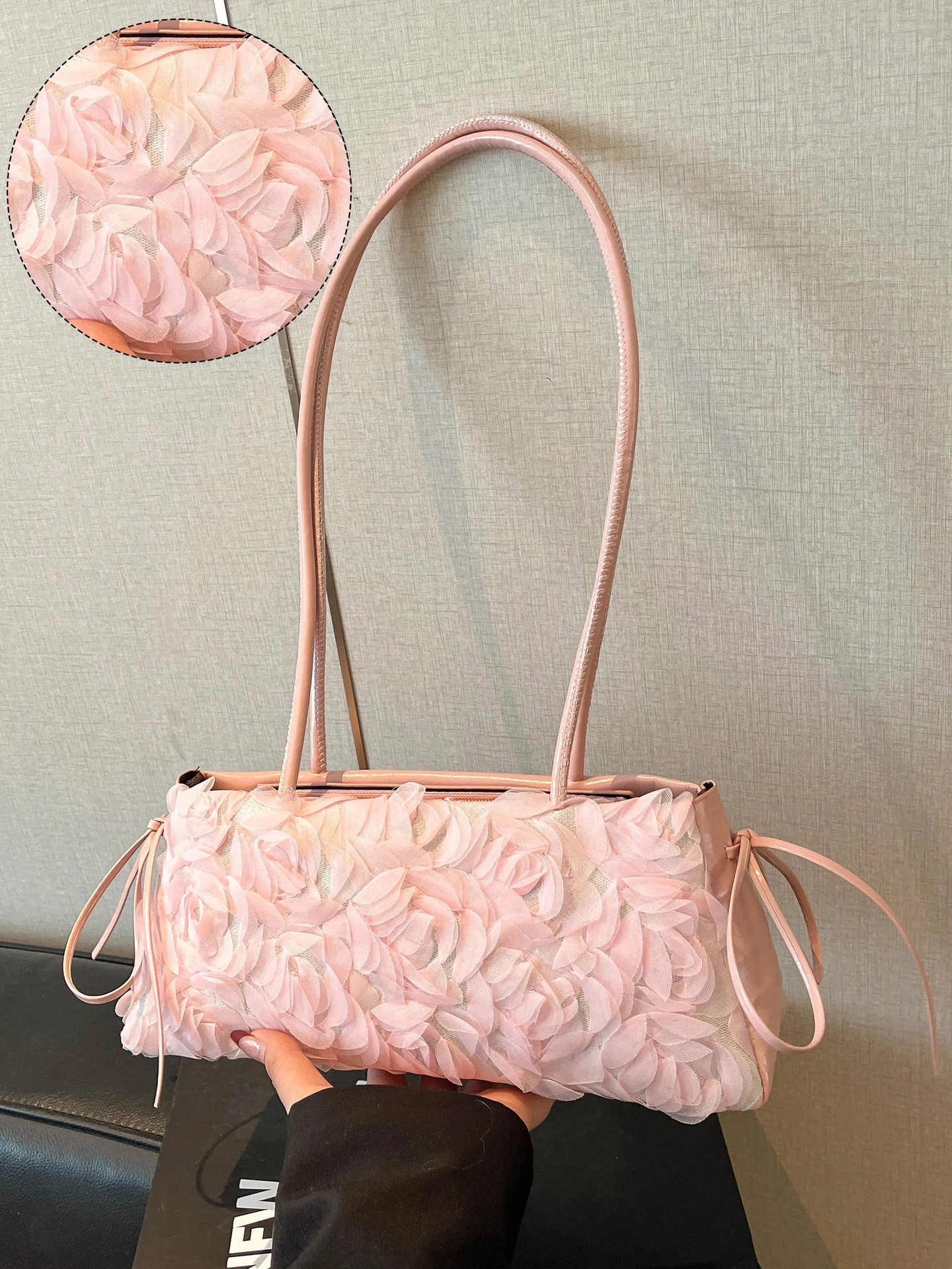 3D flower Shoulder Bag