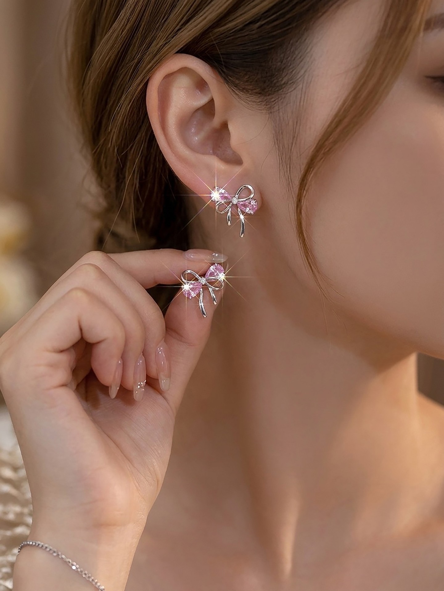 Water Drop Stud Earrings