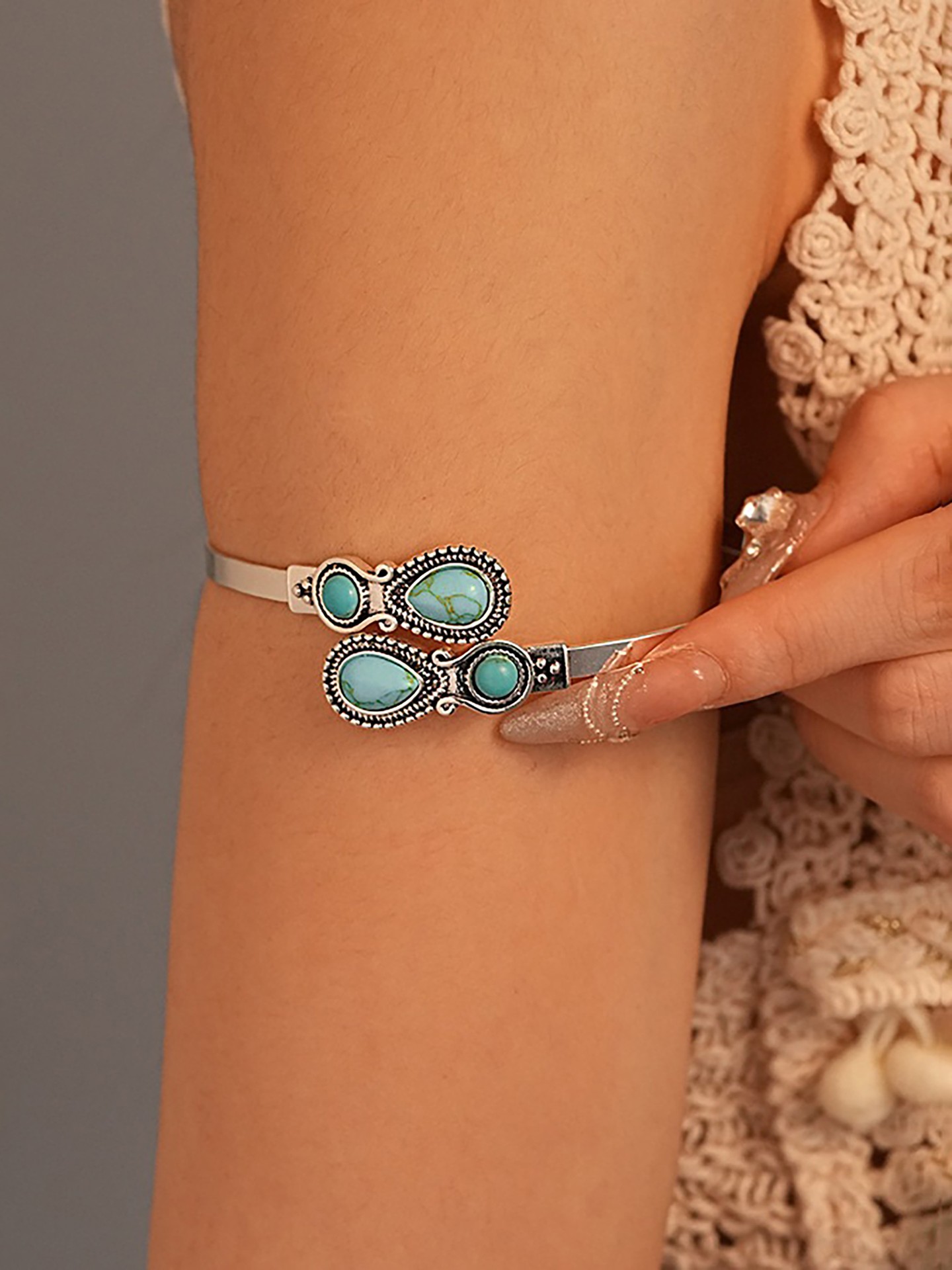 Metal Detail Imitation/Artificial Jewellery - Arm Cuff