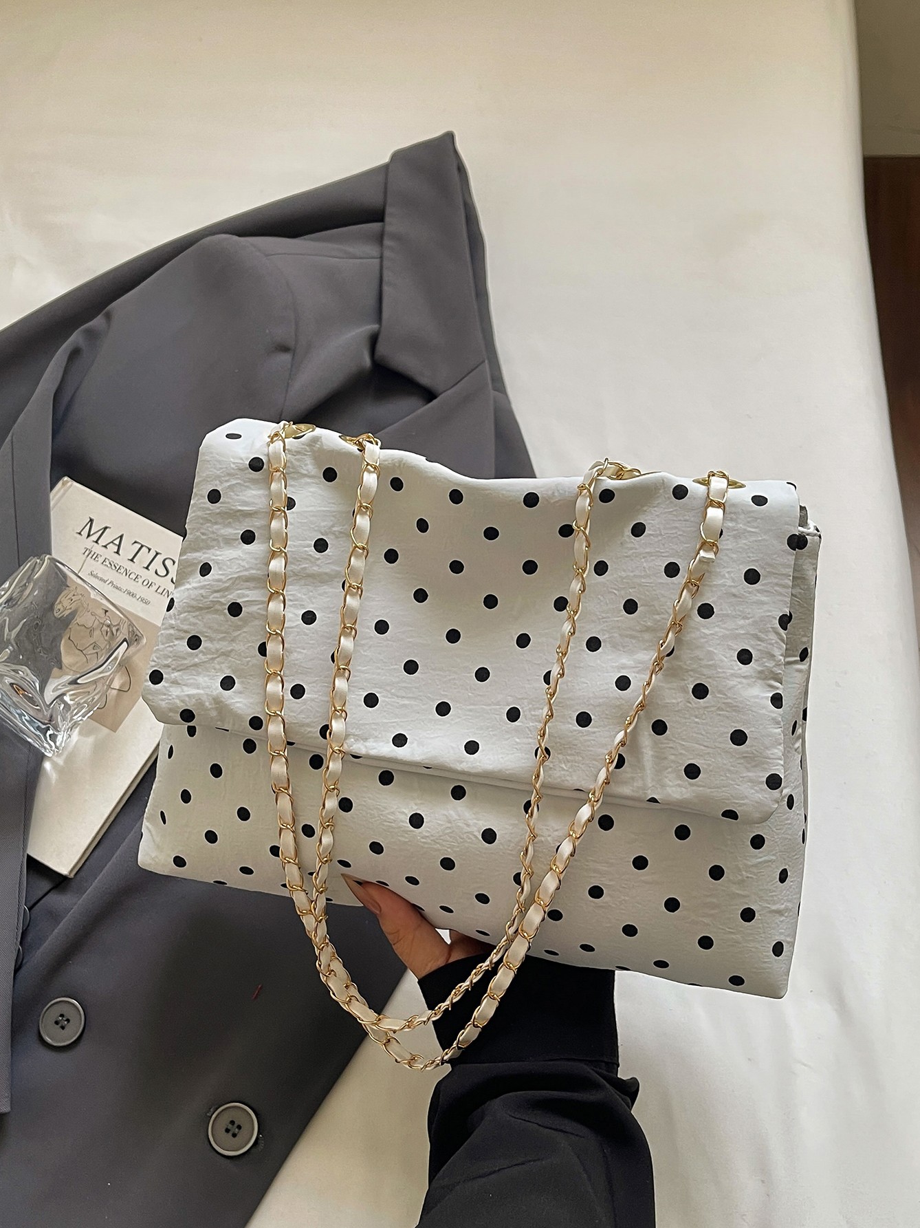 Polka Dots Shoulder Bag