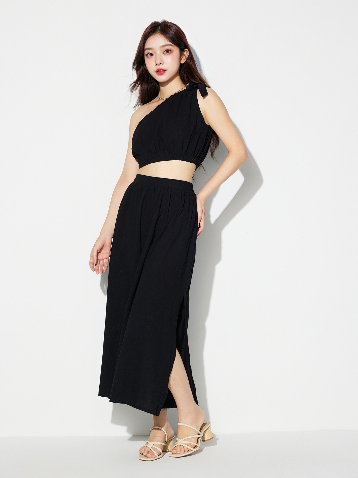 Sleeveless Tied Co-ord Set