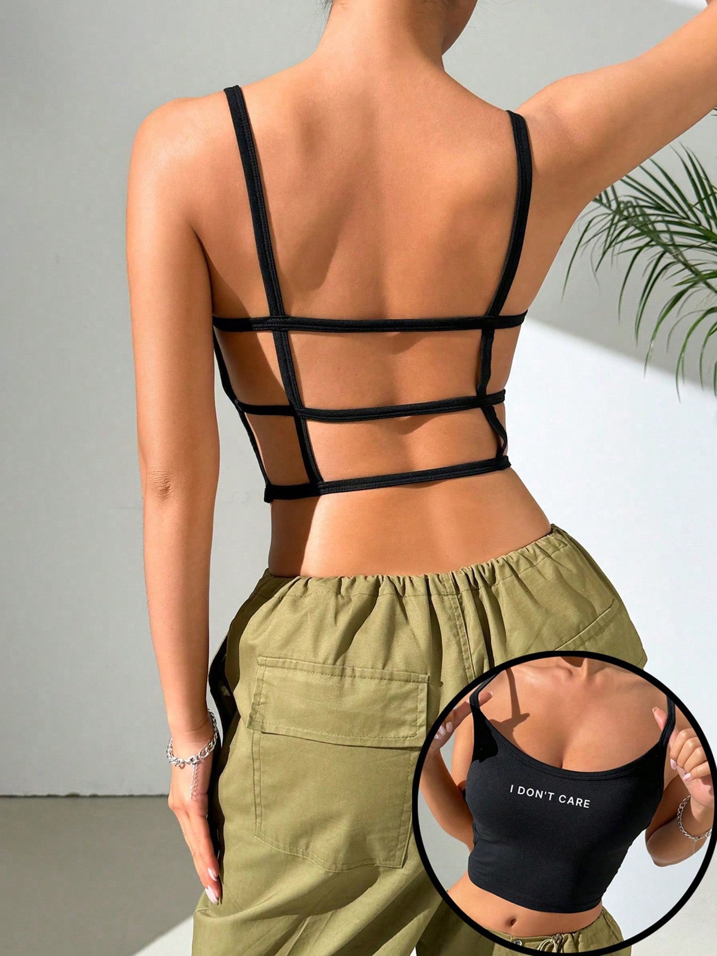 Open Back Cami Top
