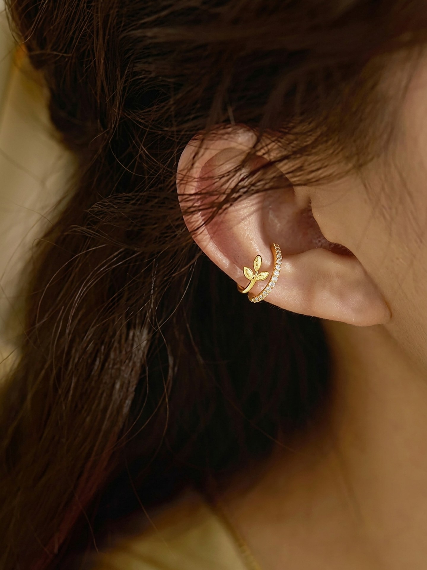 Plant Artificial Jewellery -Ear Cuff