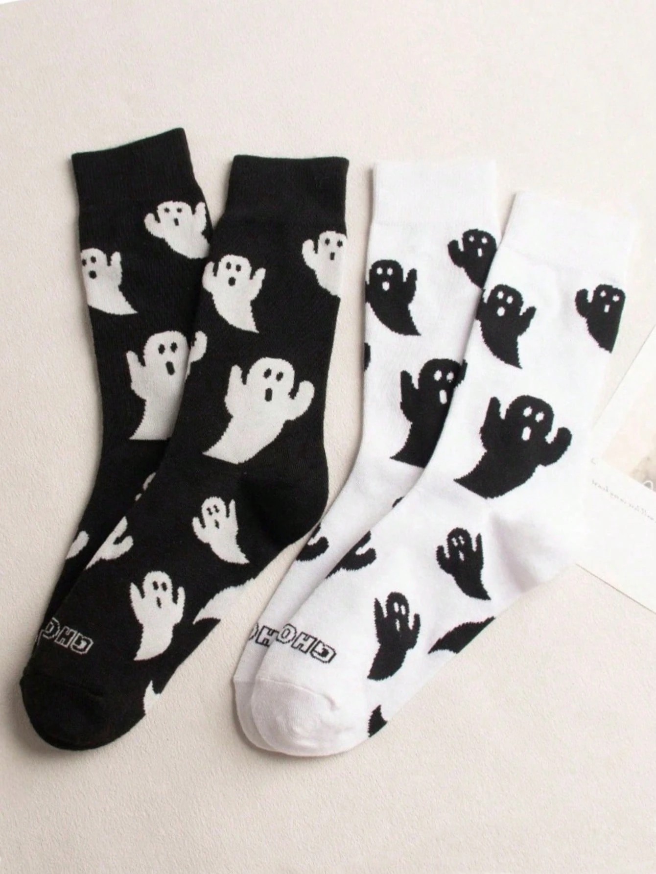 2 Pairs Of Halloween Socks