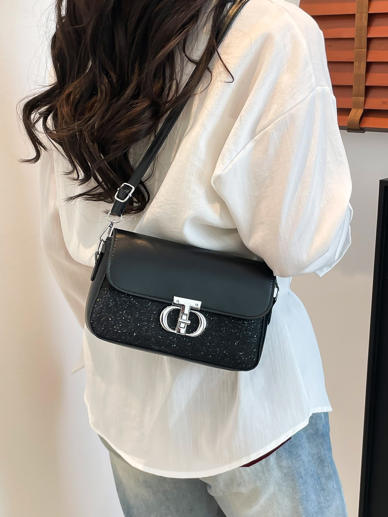 Glitter Shoulder Bag