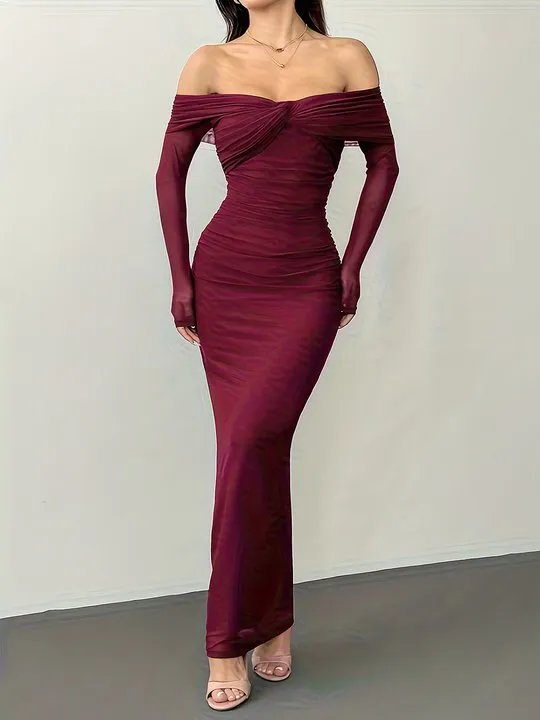 long sleeve plus size formal dresses Ever-Pretty Empire Waist A-Line V-Neck Holiday Dress with Lantern Sleeves Totally forgot to post Linen Tunics and Dresses Line Silhouette Size:us-18w
