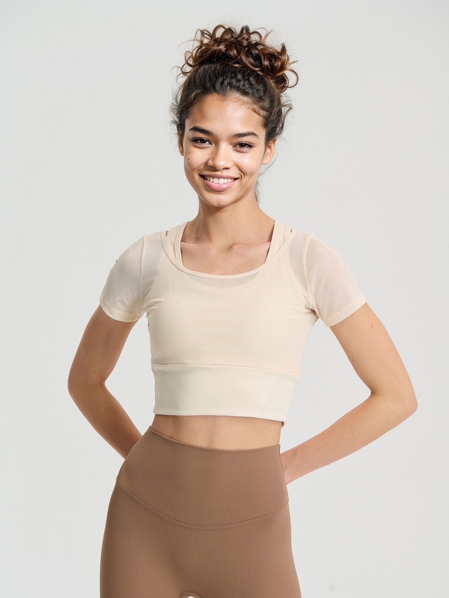 Cropped Sports T-shirt
