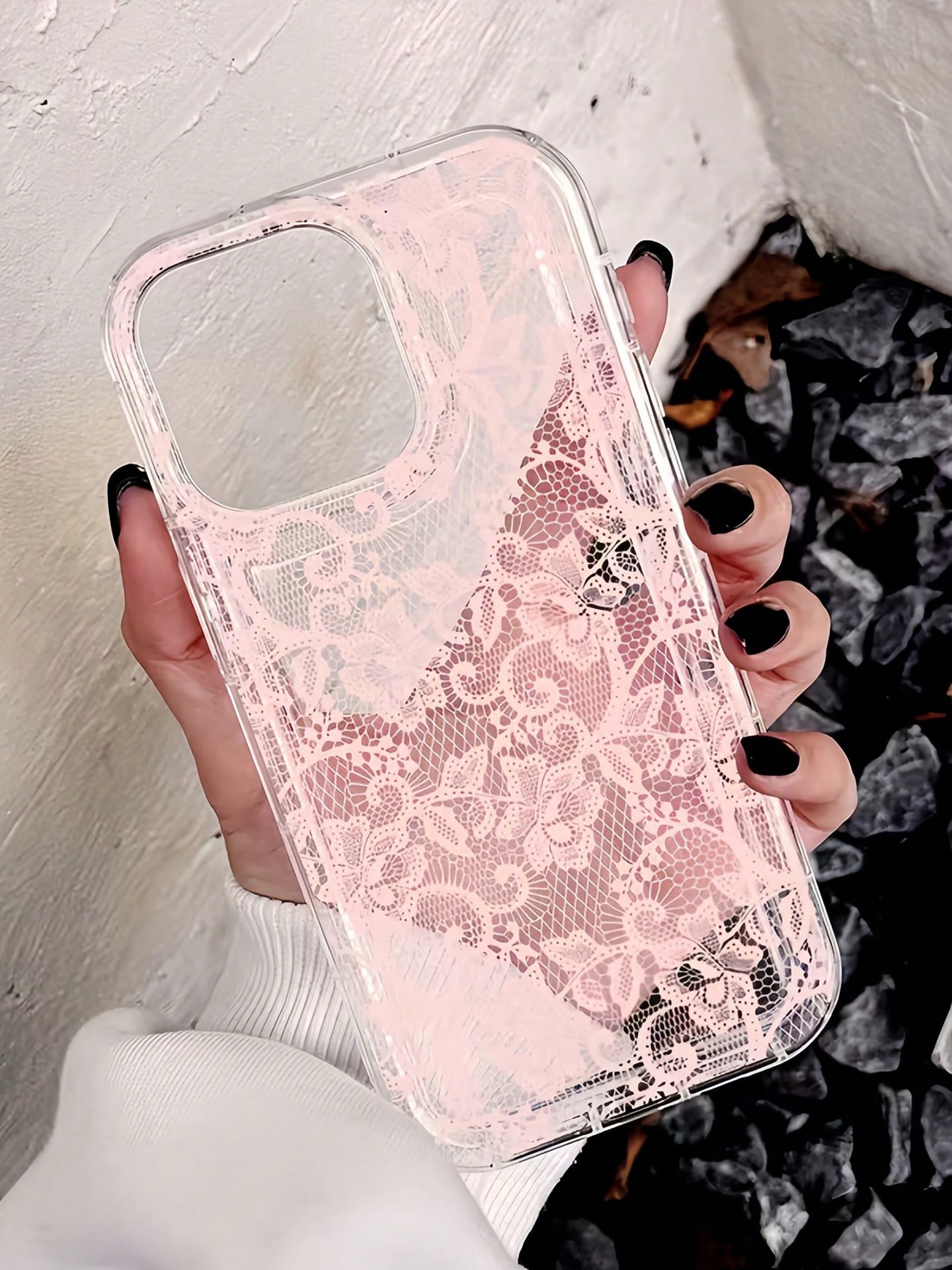 Lace Trim Phone Case