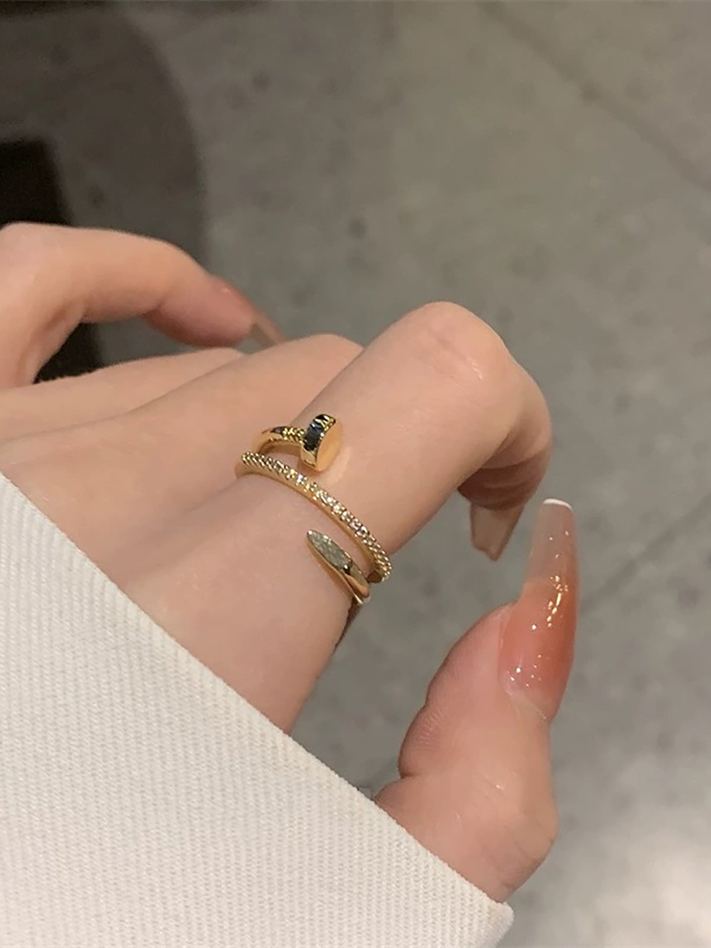 Geometric Fashion Ring