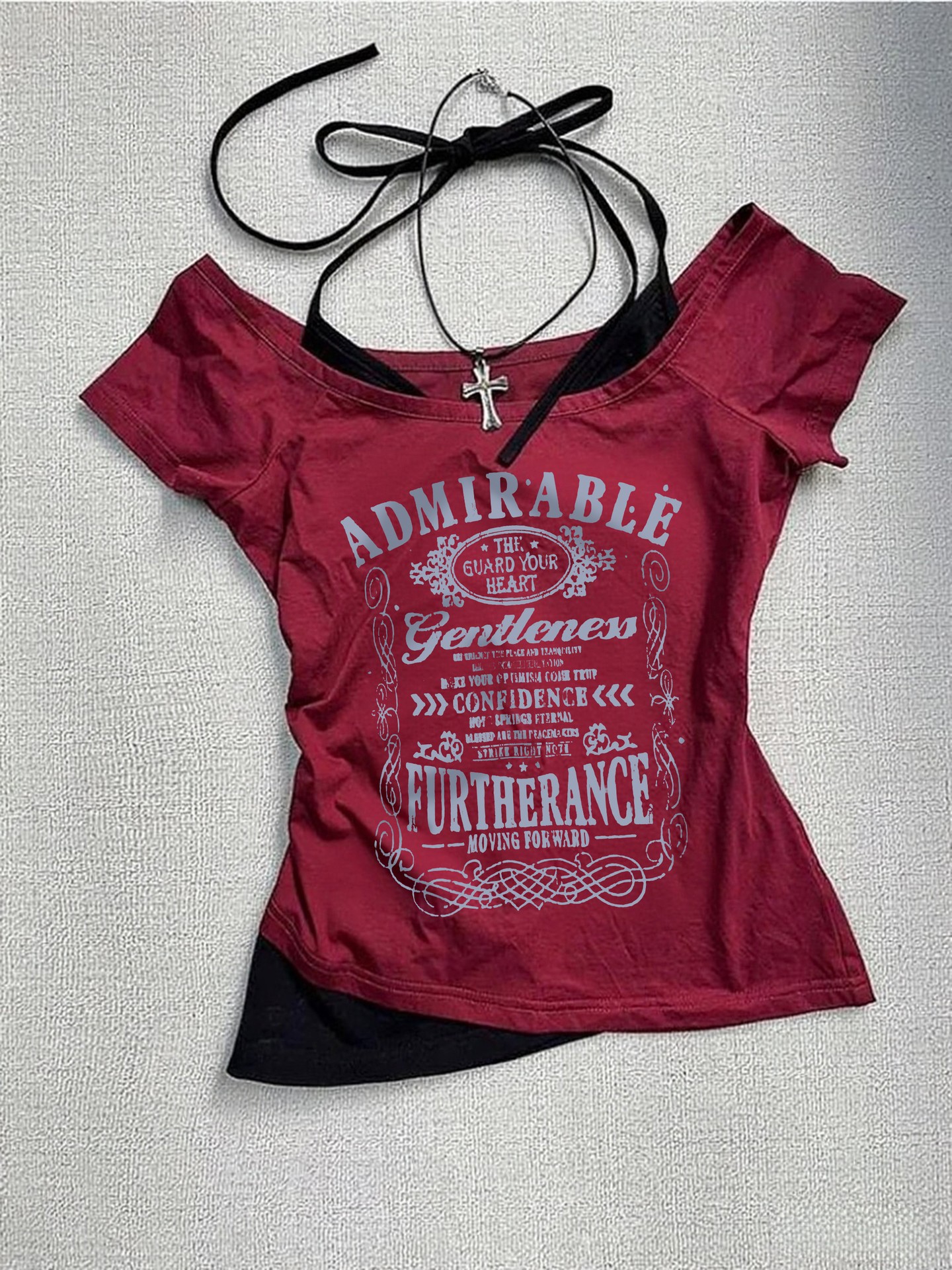 Tie Up Pullover T-Shirt