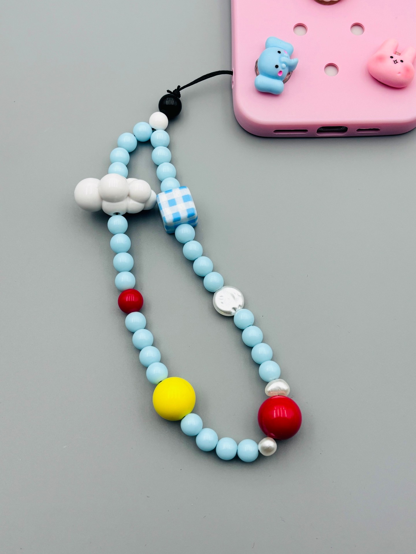 Plaid Phone Charm
