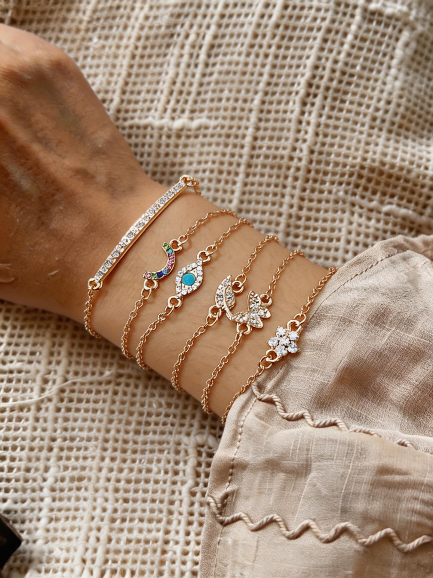 Eyes Bracelet Set