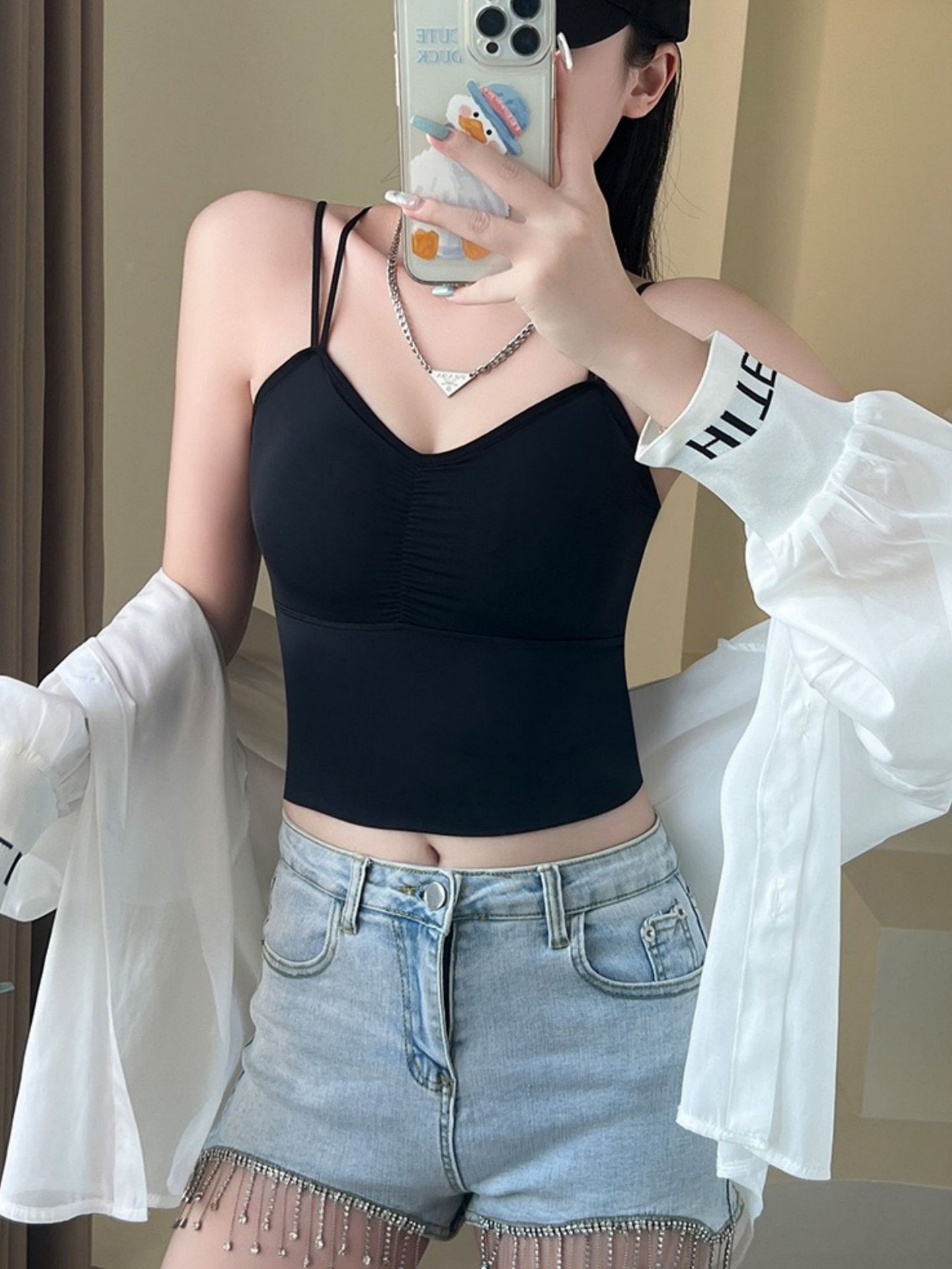 Crossed Freedom Bra