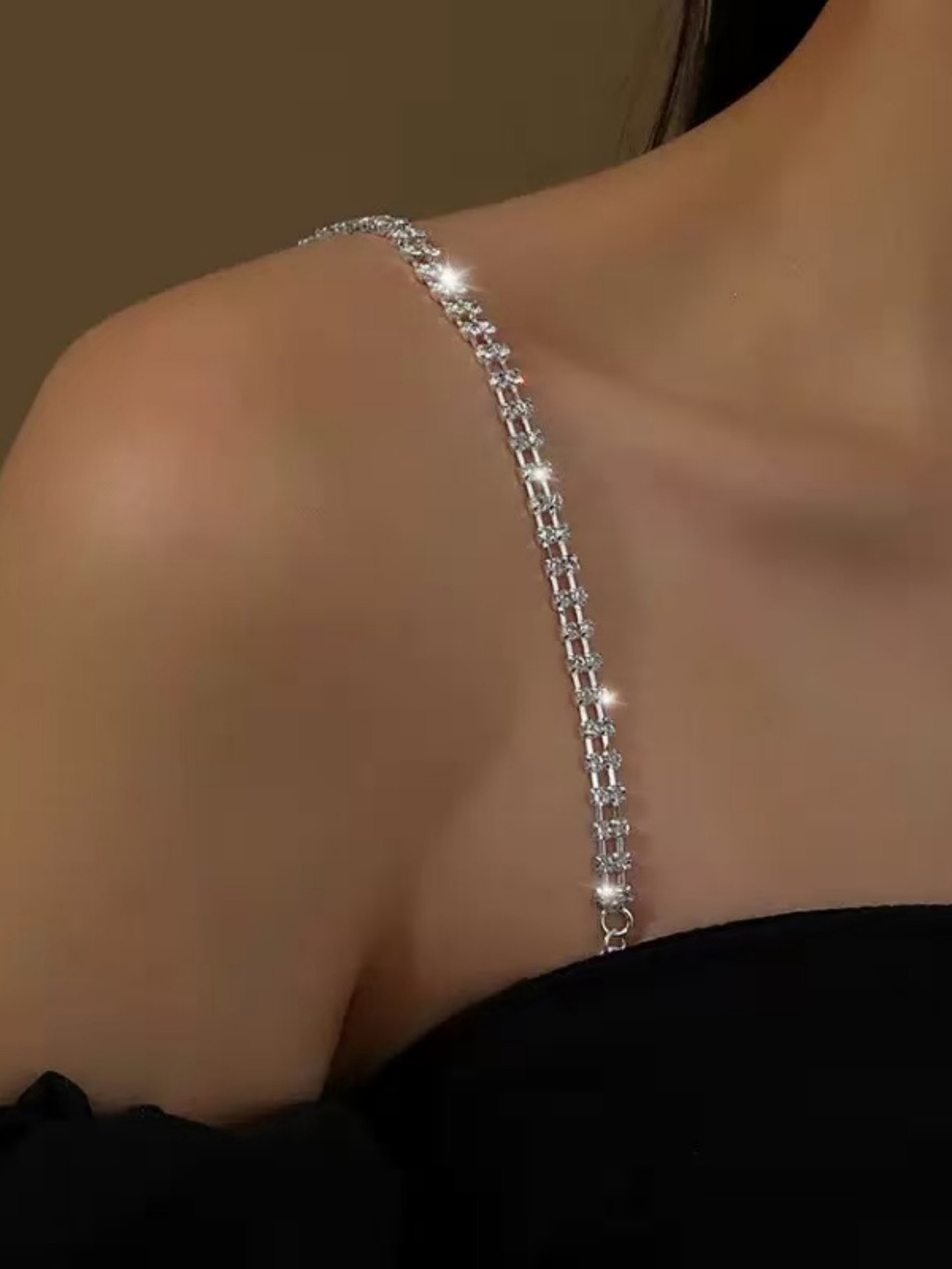Rhinestone Bra Strap