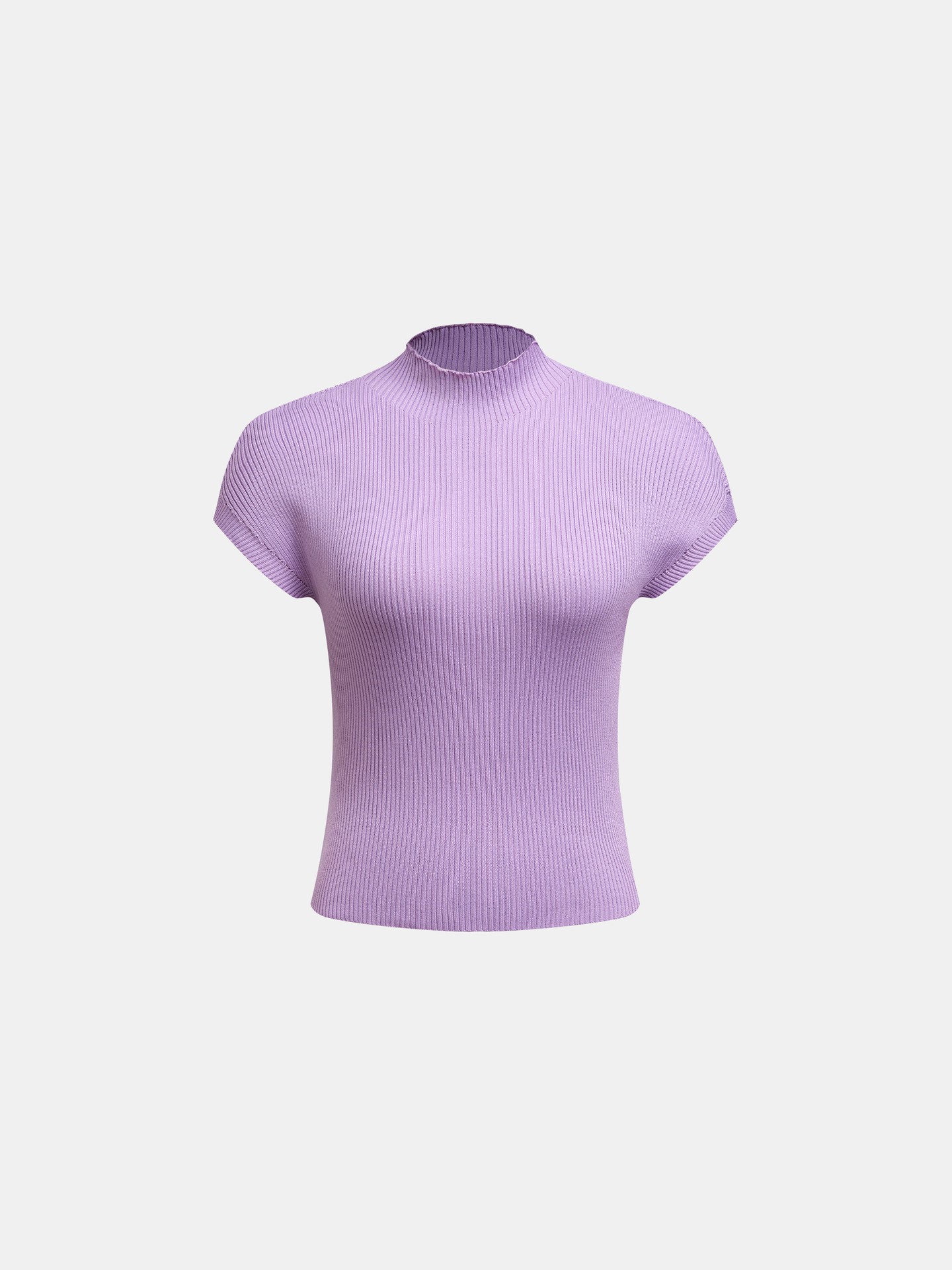 Ribbed Fitted Knit Top