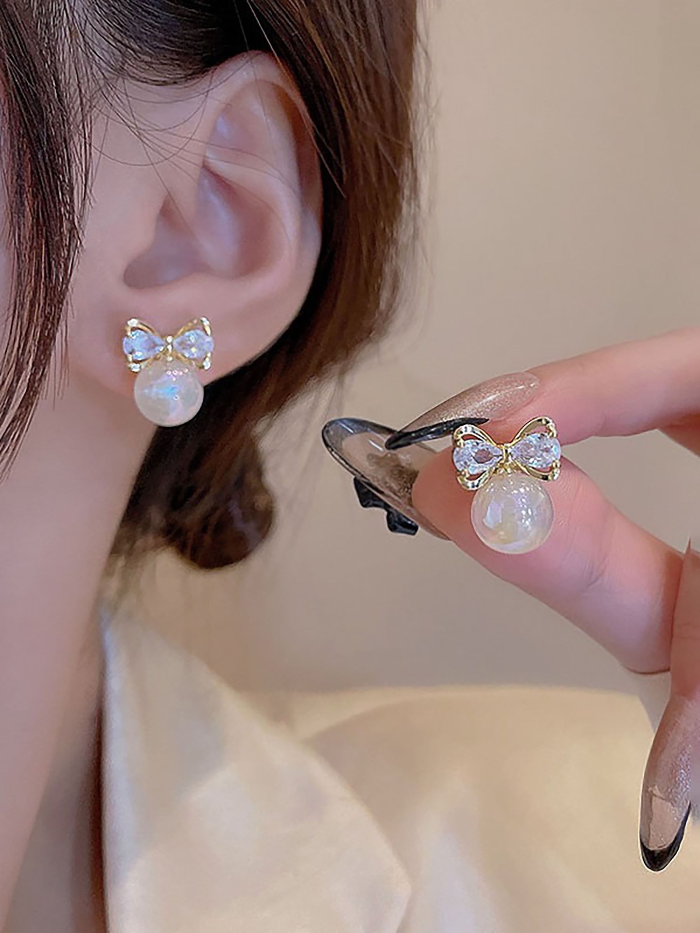 Bow Stud Earrings