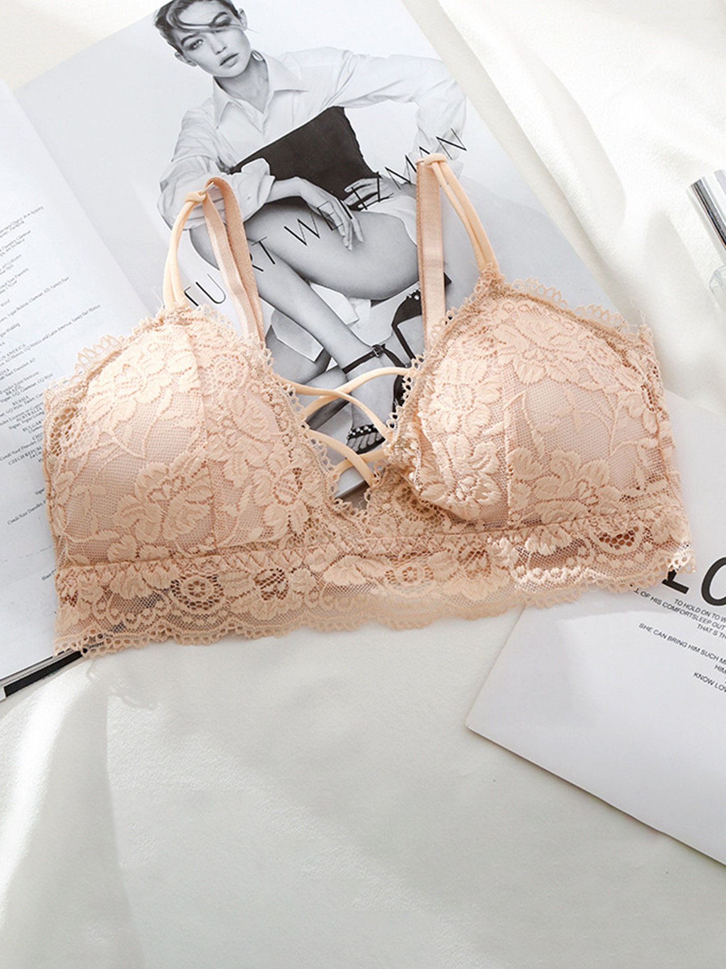 Crossed Freedom Bra