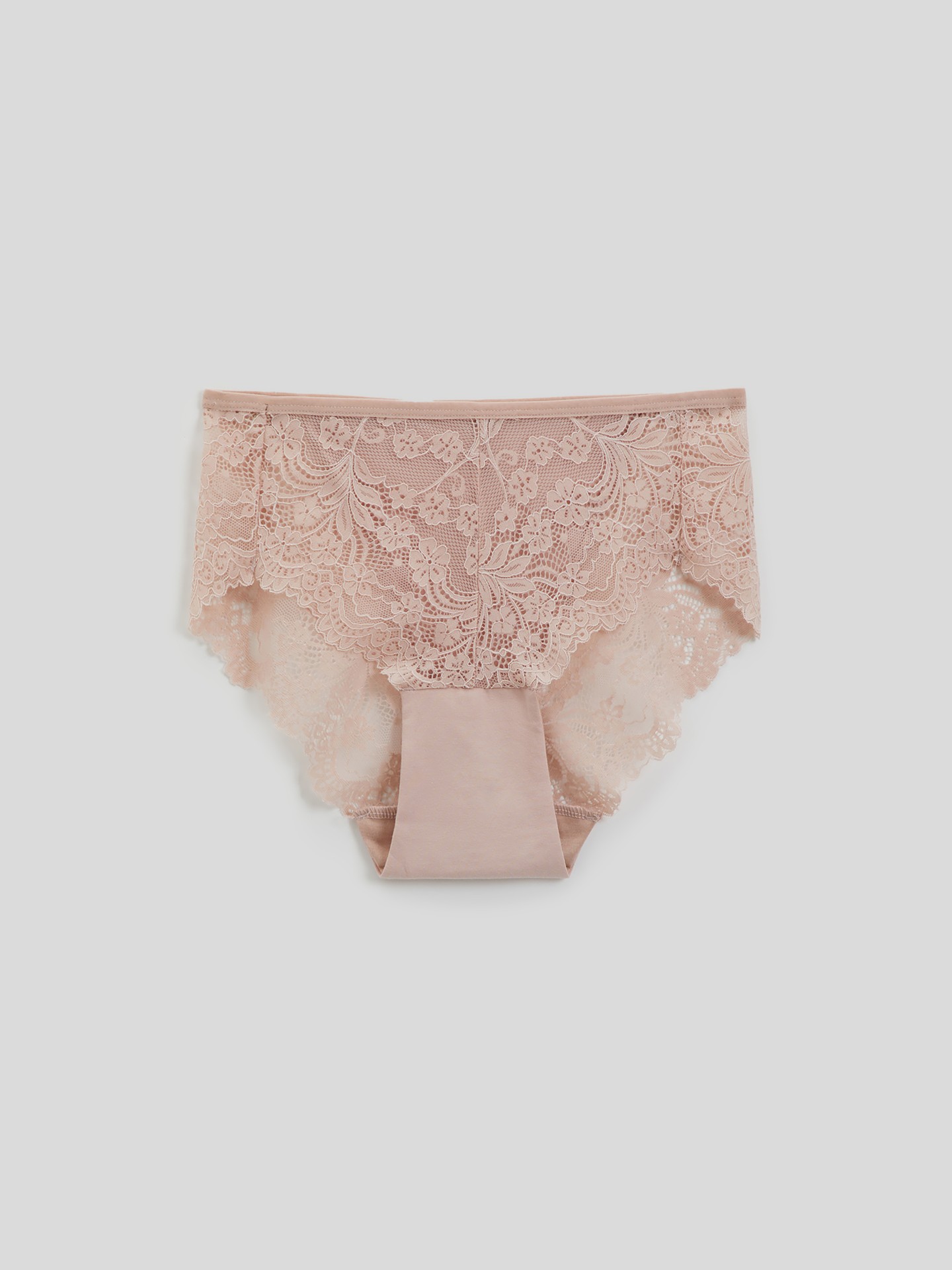 Delicate Lace Patchwork Brief