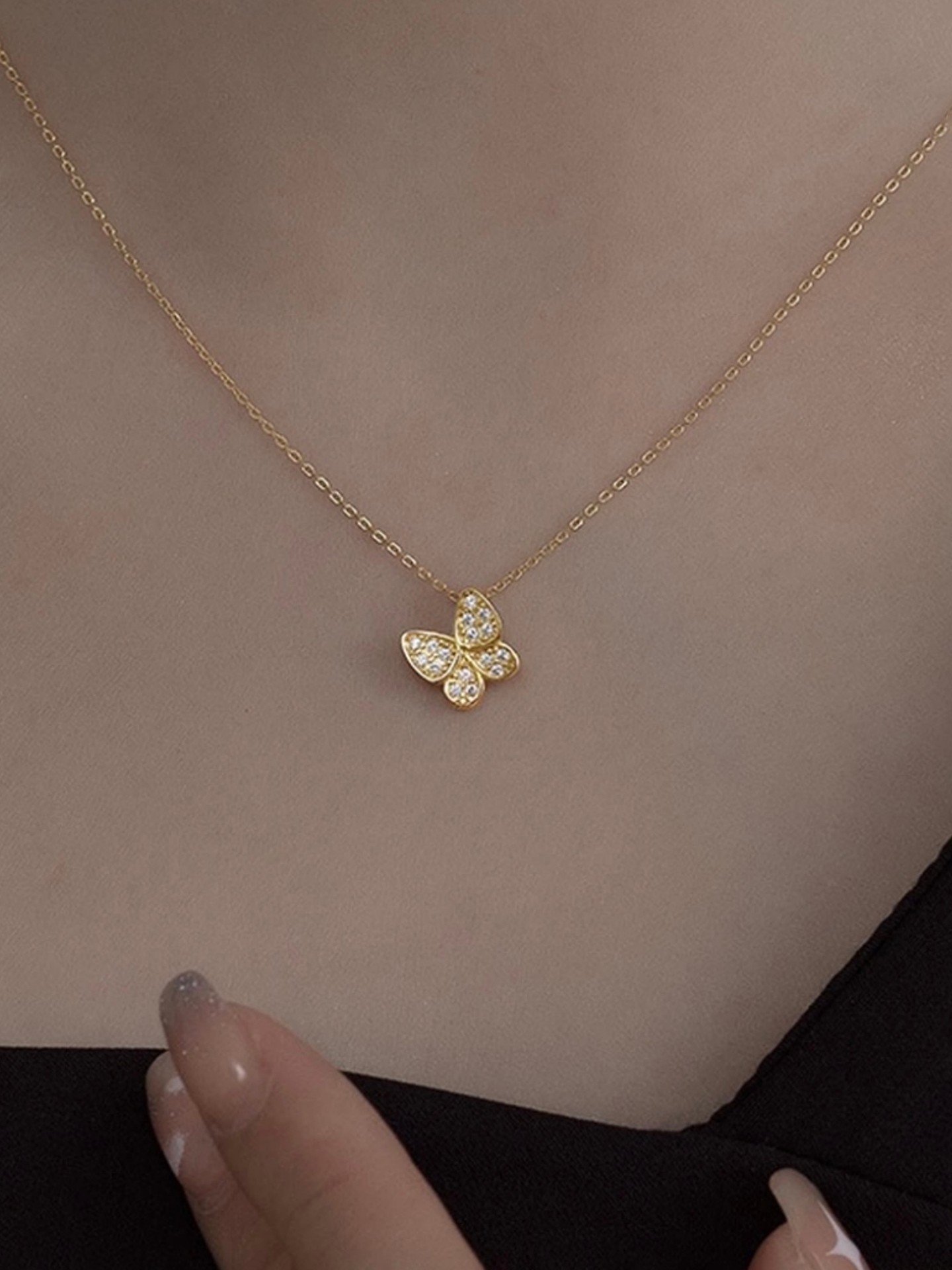 Butterfly Artificial jewellery - Pendant Necklace