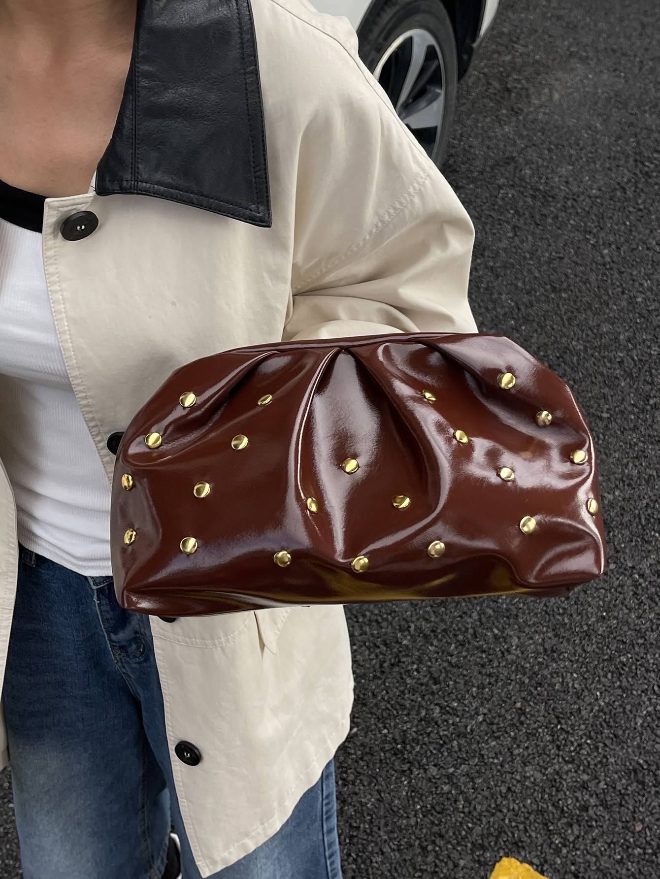 Studded Clutch