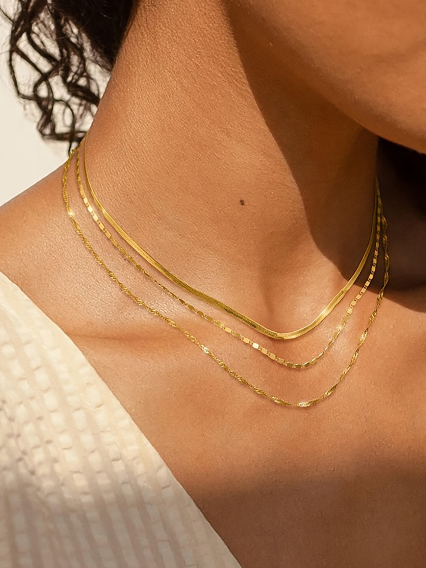 Three layered necklace - Necklace Set