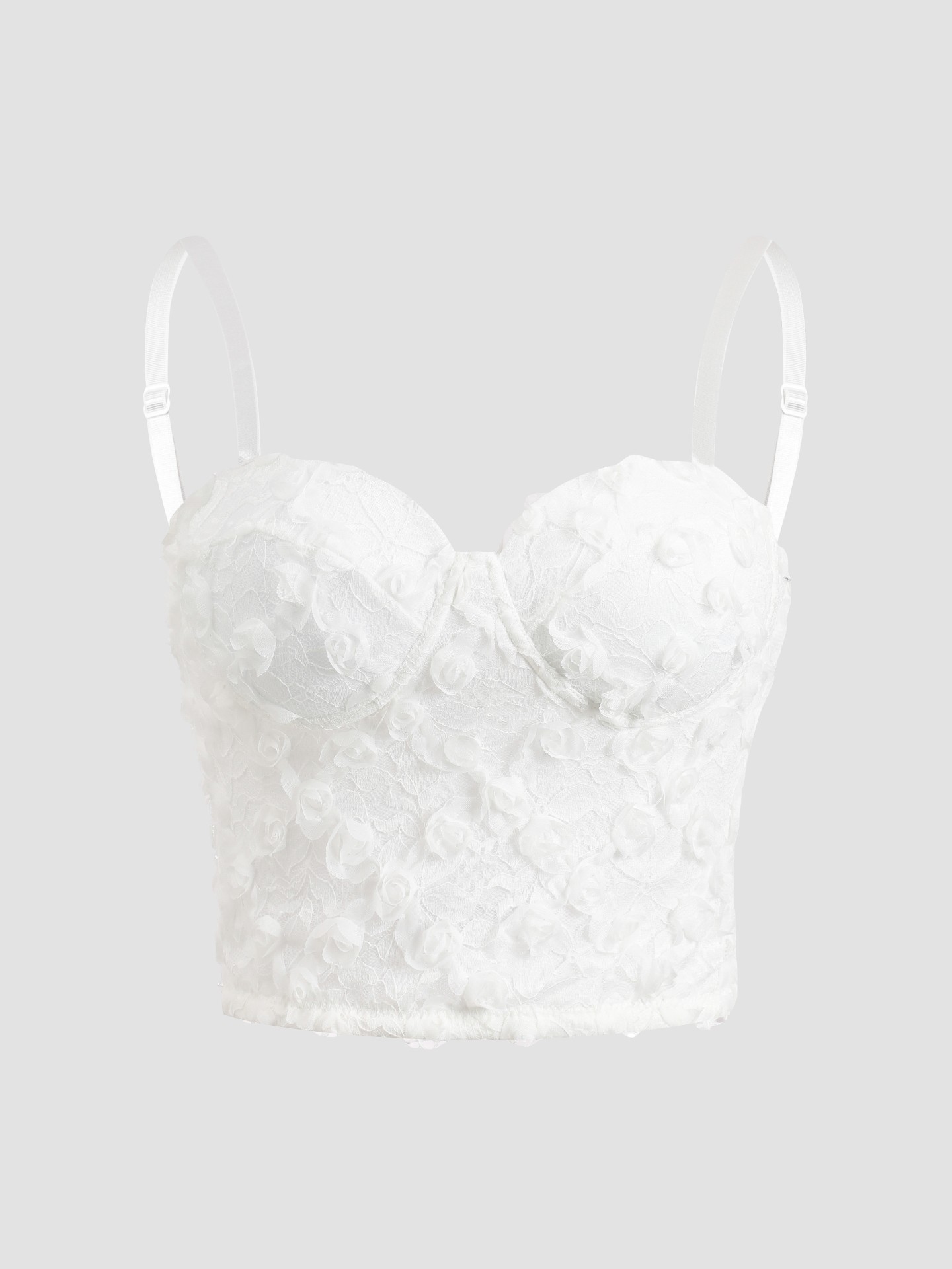 Appliques Push Up Bra