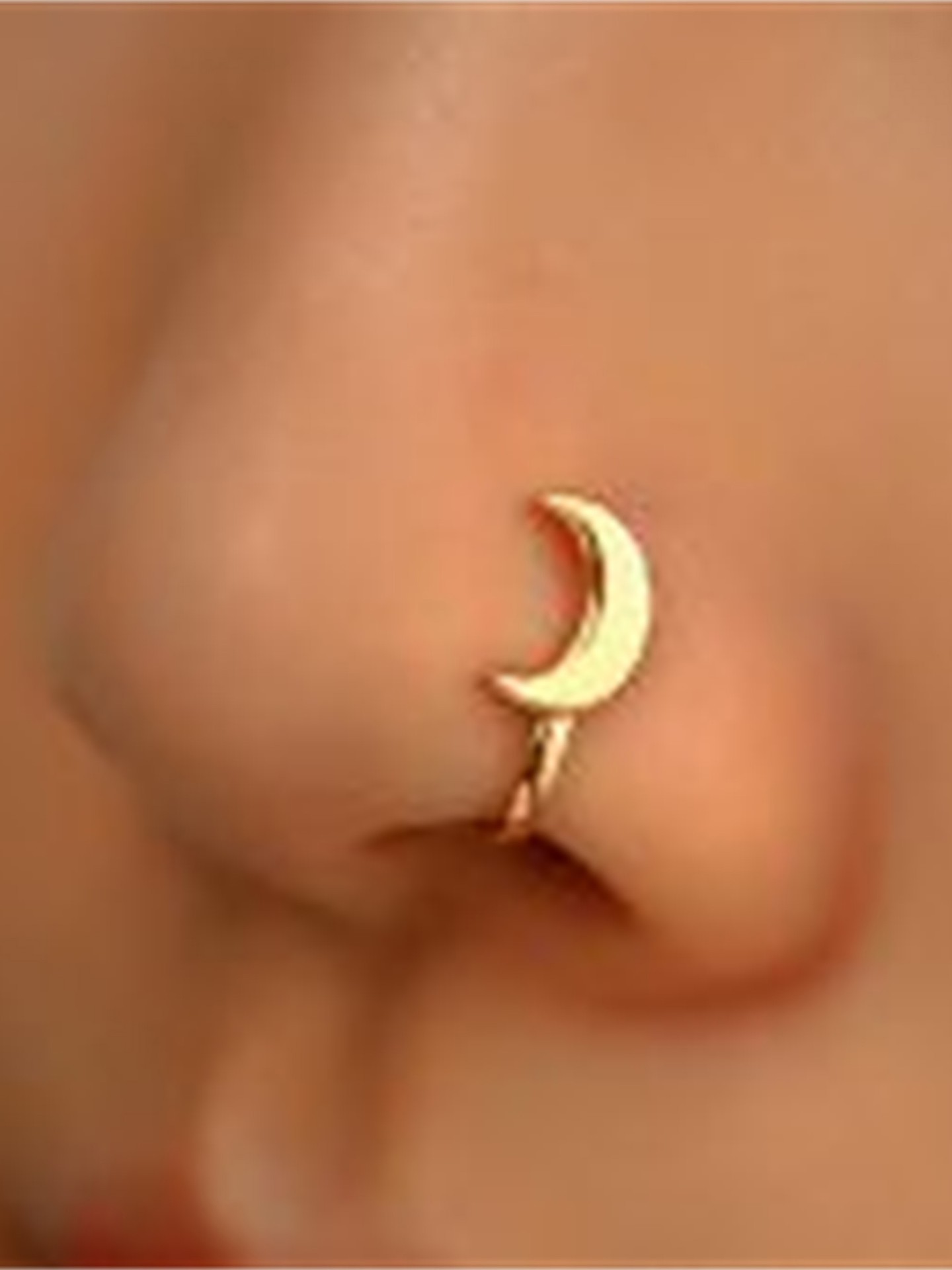 Moon Imitation/Artificial Jewellery - Nose Ring