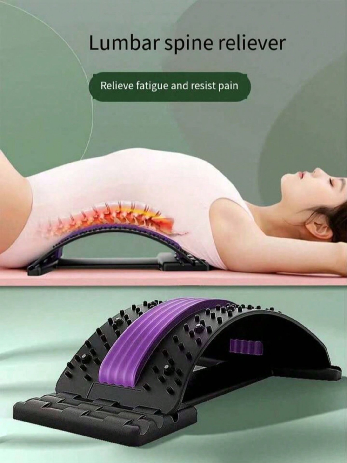Yoga Lumbar Support Stretching Board