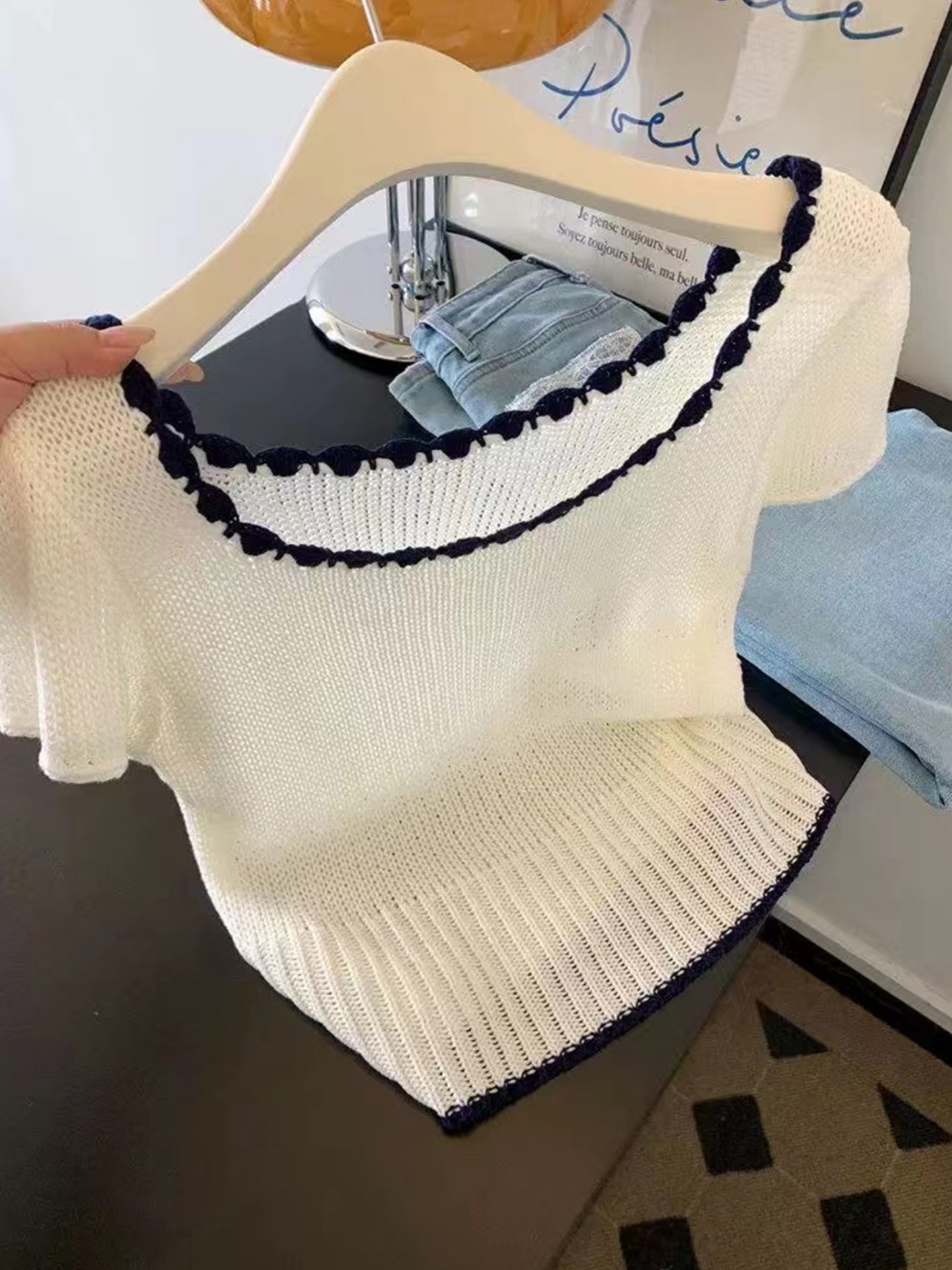 Lettuce- Edge Knit Top
