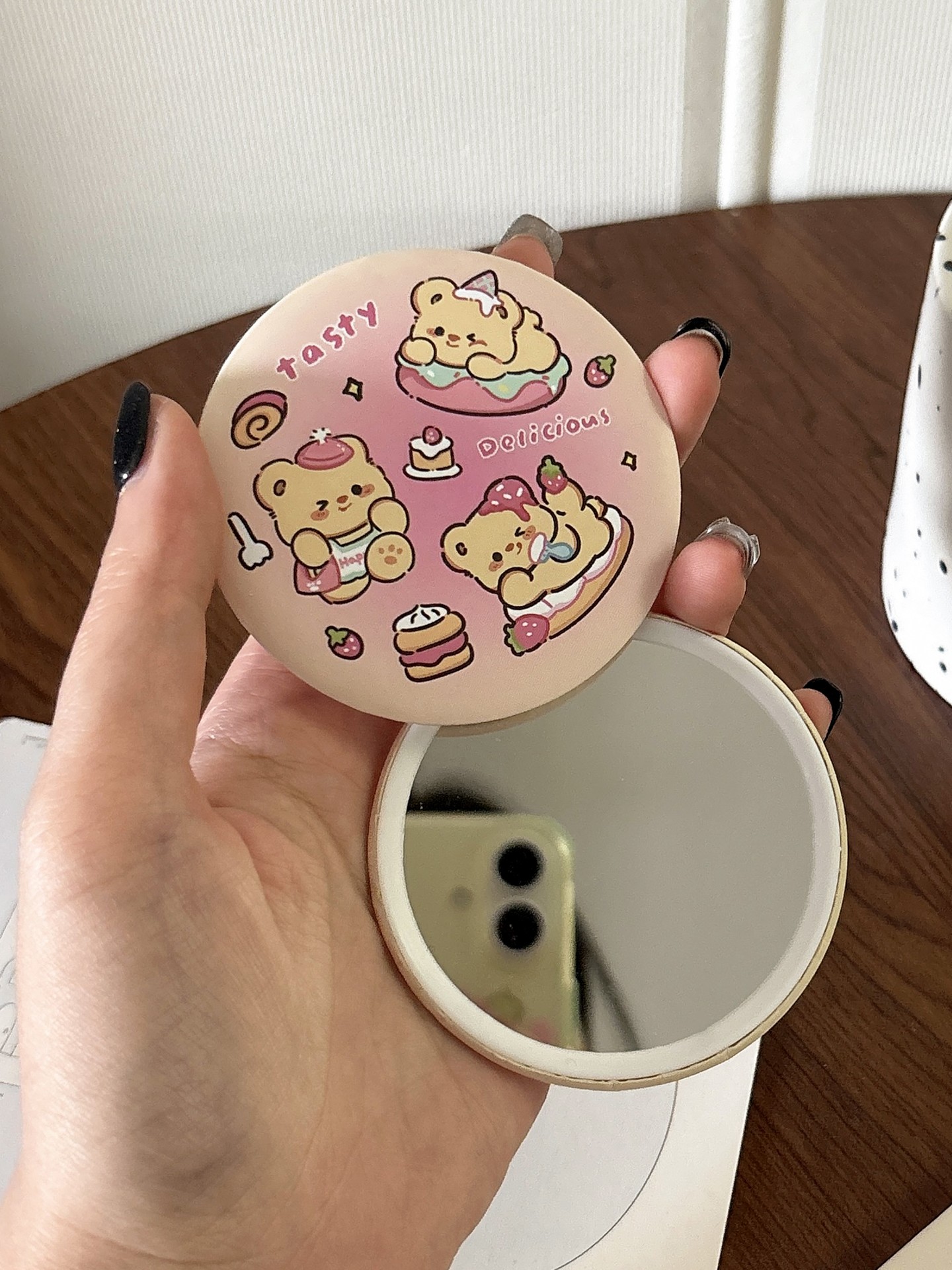 Animal Print Makeup Mirror