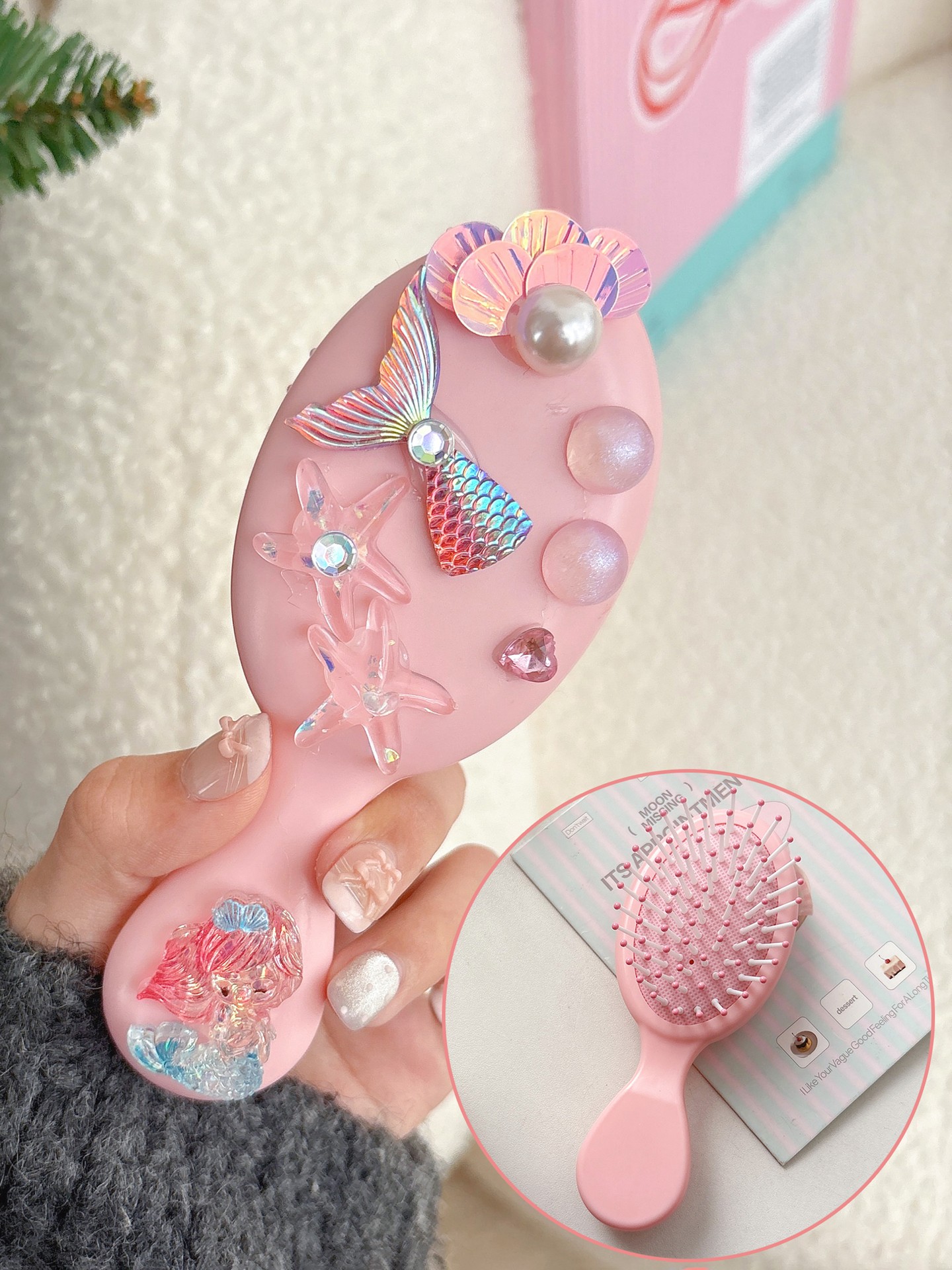 Starfish&Ocean Style Cushion Comb