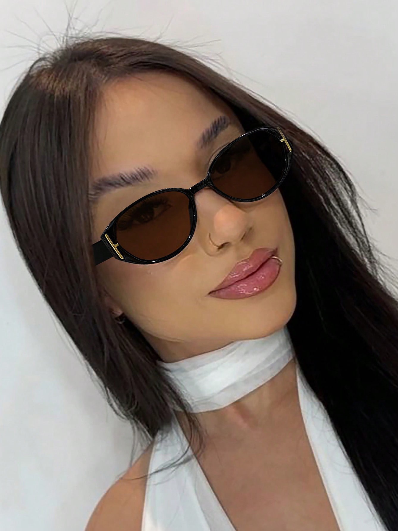 Metal Detail Retro Sunglasses