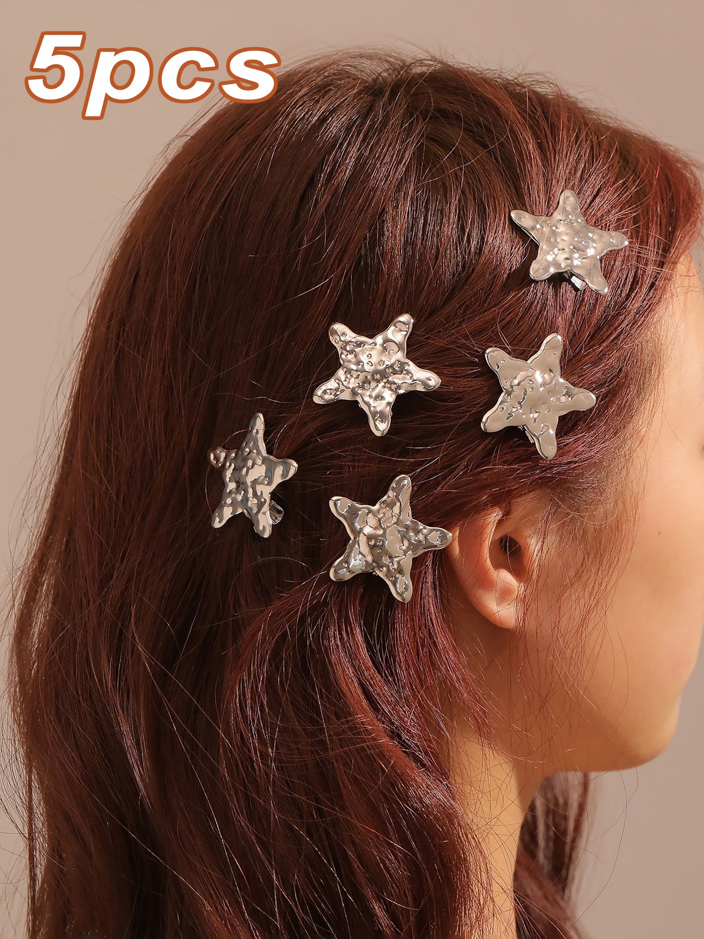 5Pcs Star Hair Clip