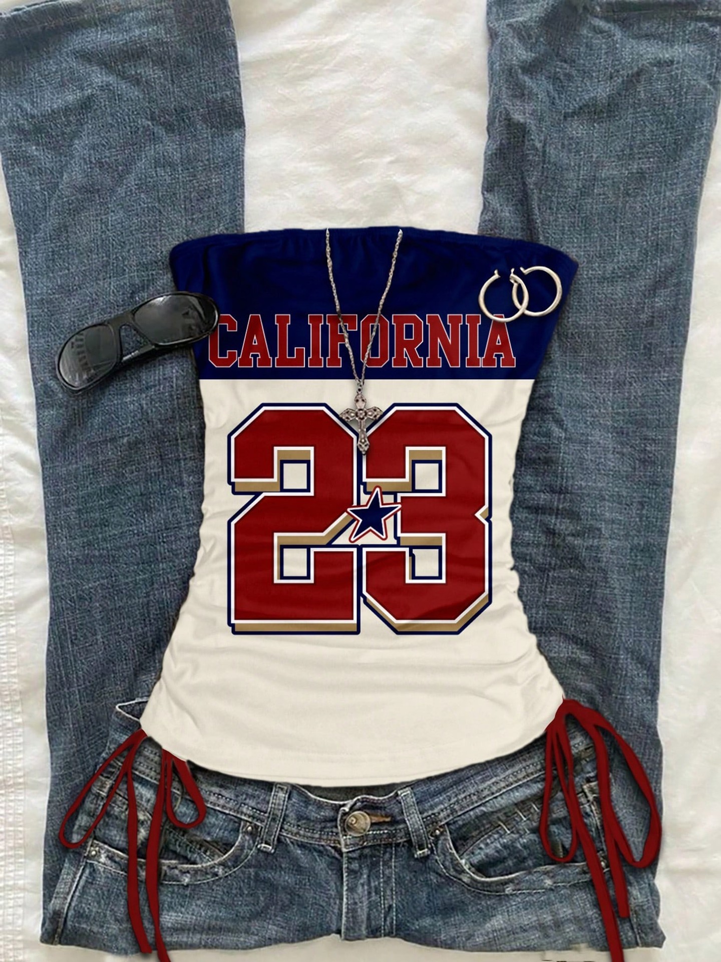 Drawstring Tube Top