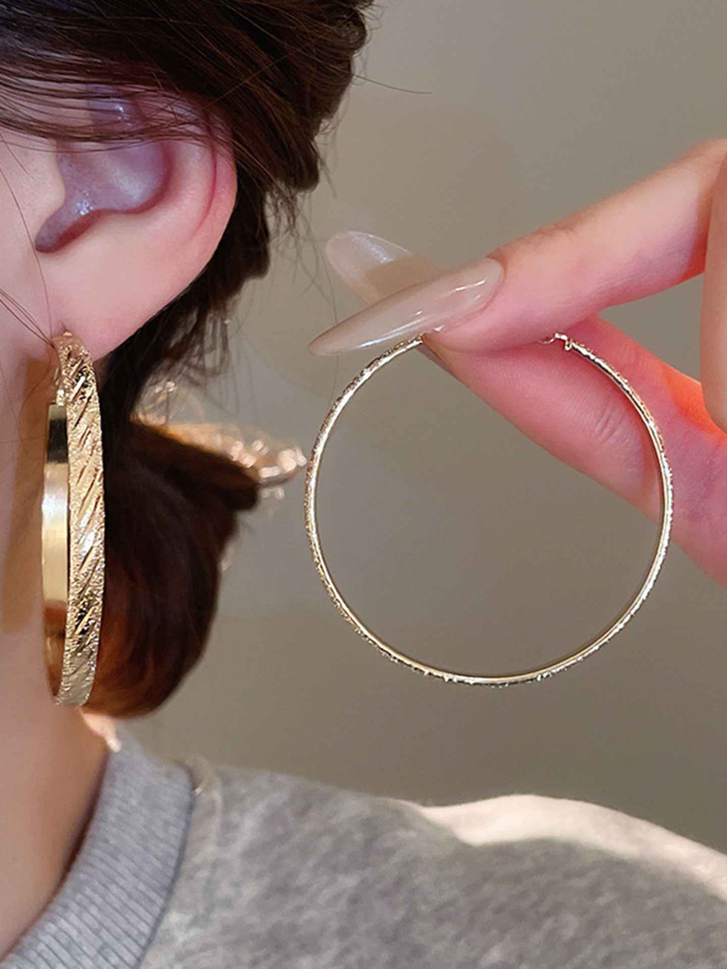 Circular Ring Artificial Jewellery - Hoop