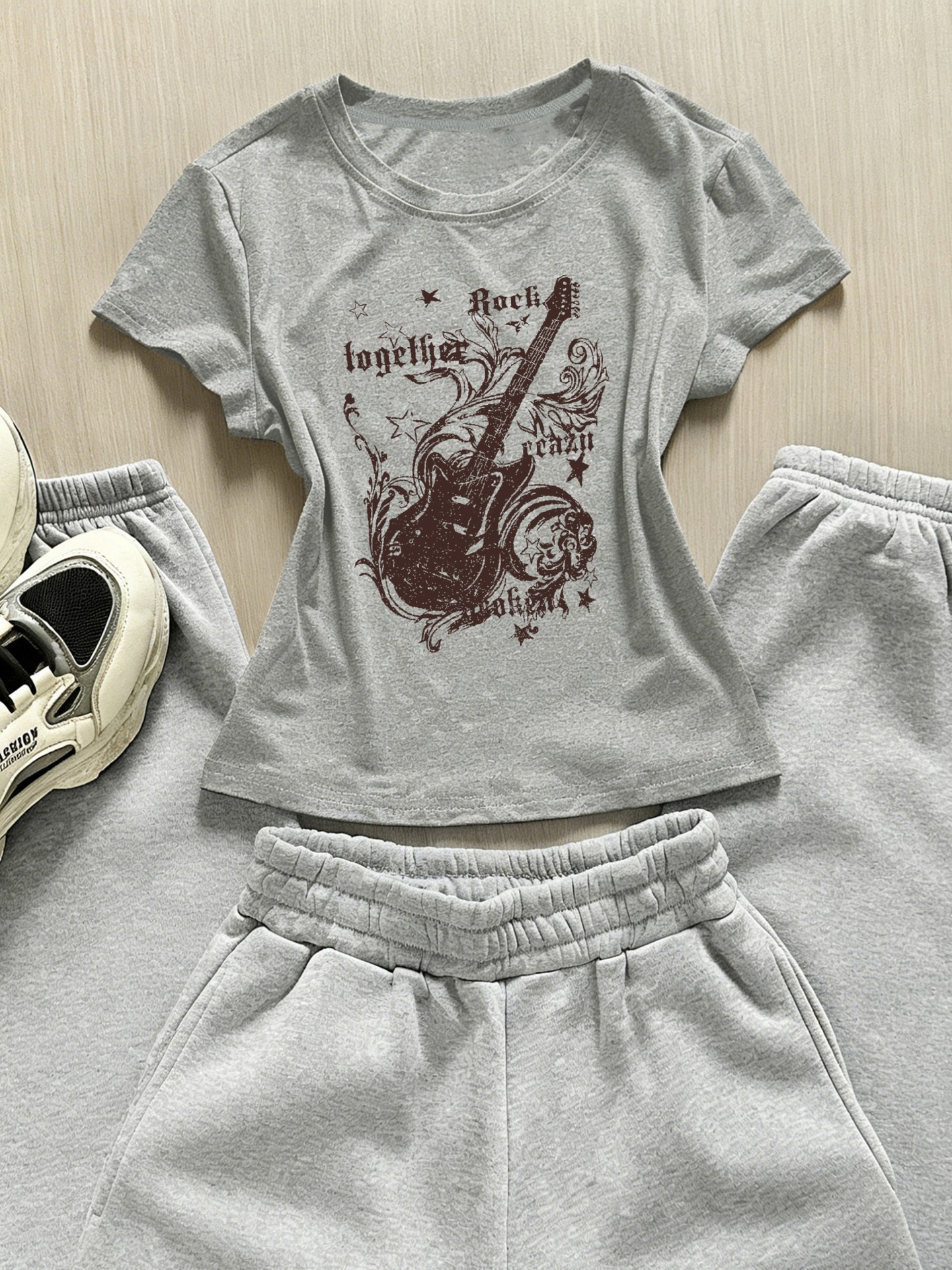 Street Retro Print Pullover T-Shirt
