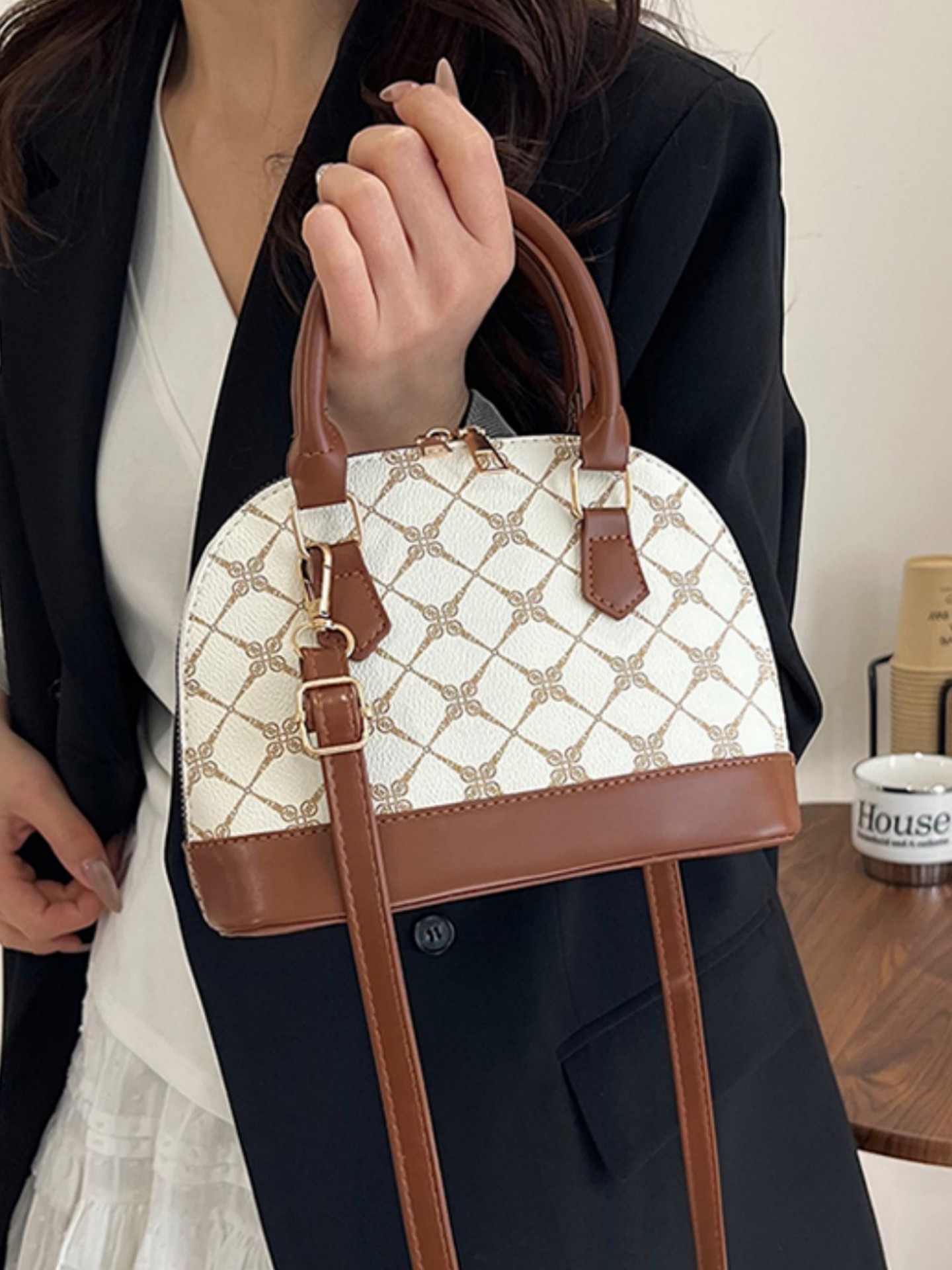 Luxury Shell Crossbody Bag