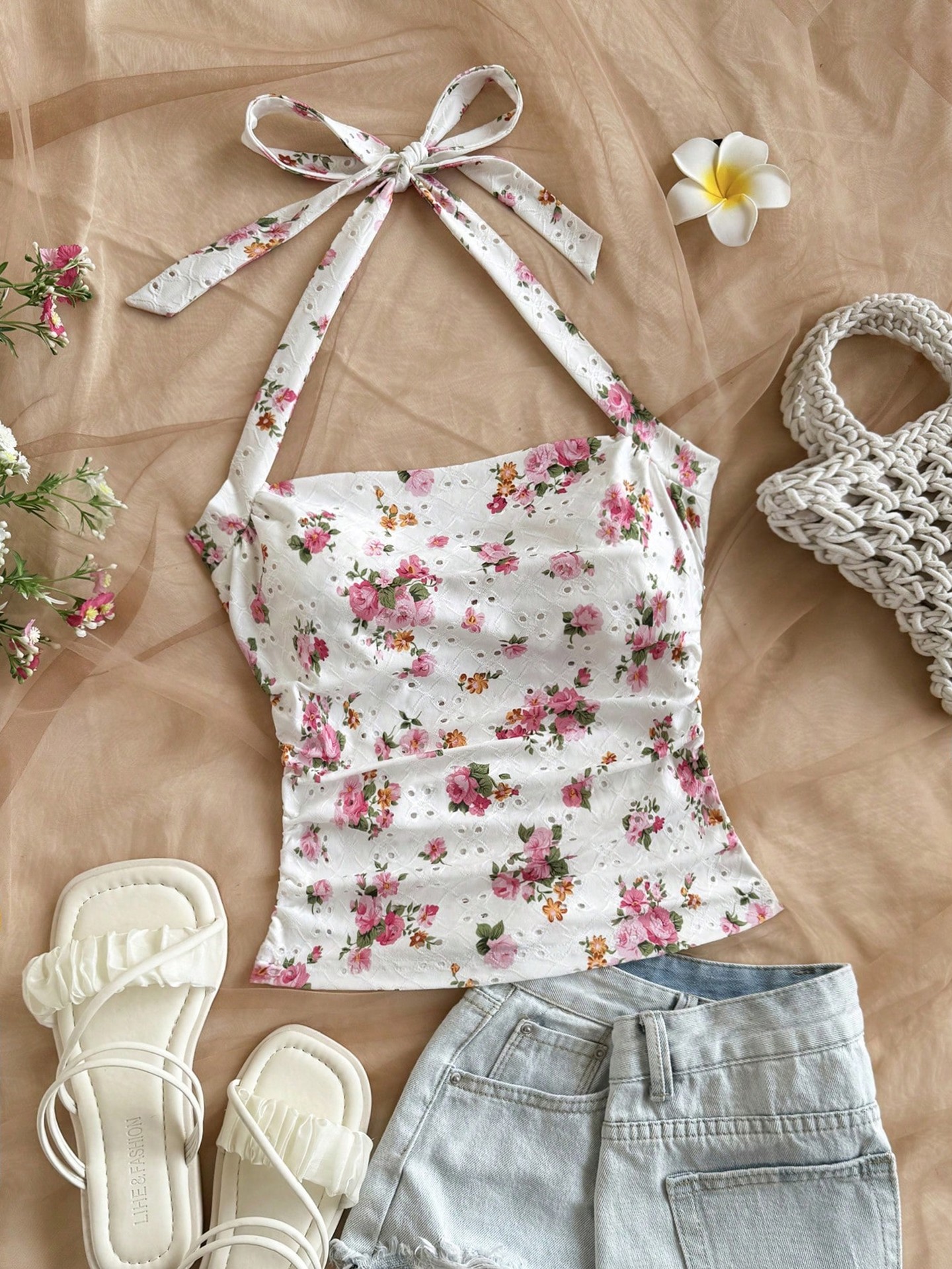 Gathered Halter Top