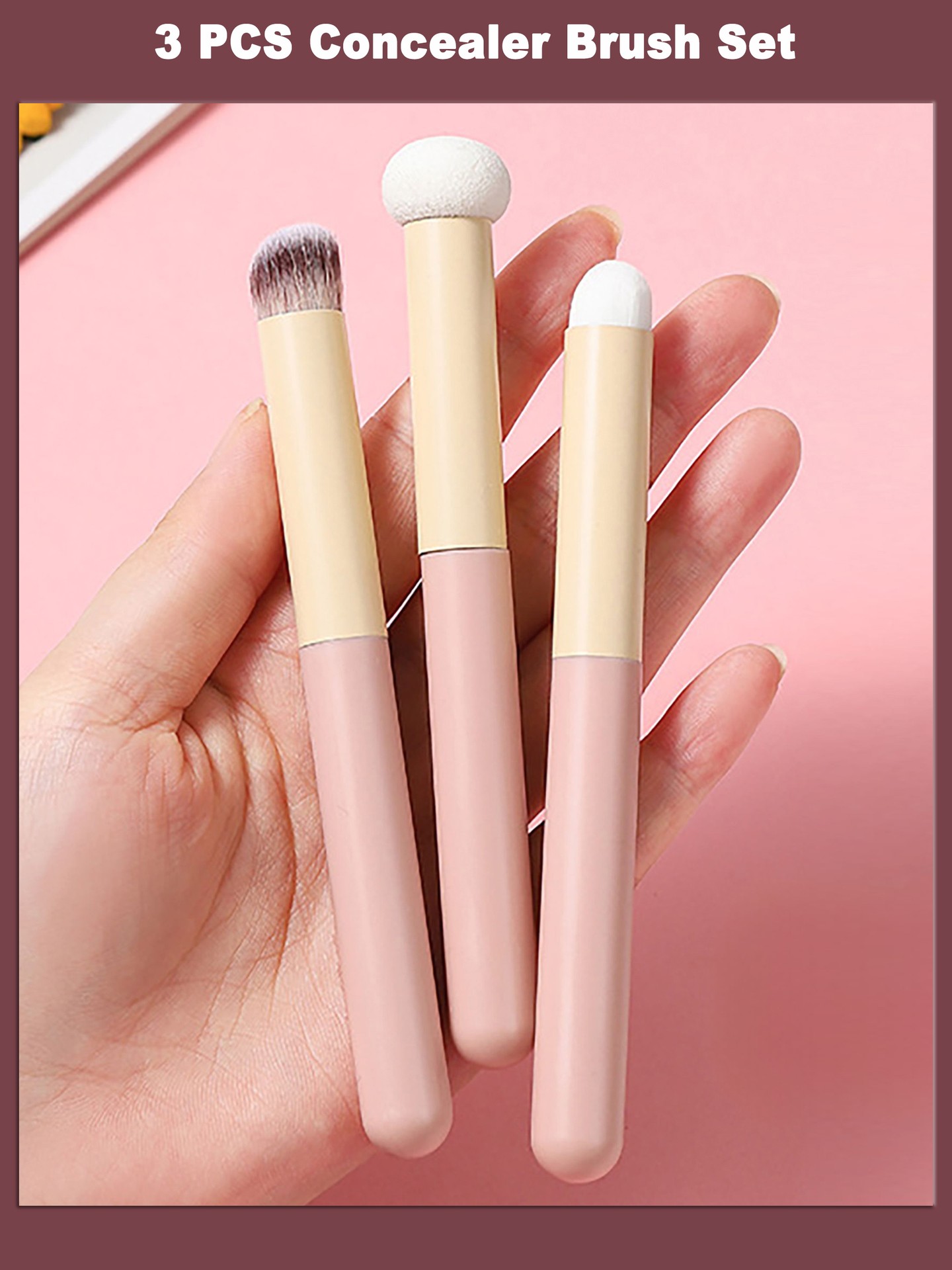 3pcs Concealer Brush Set