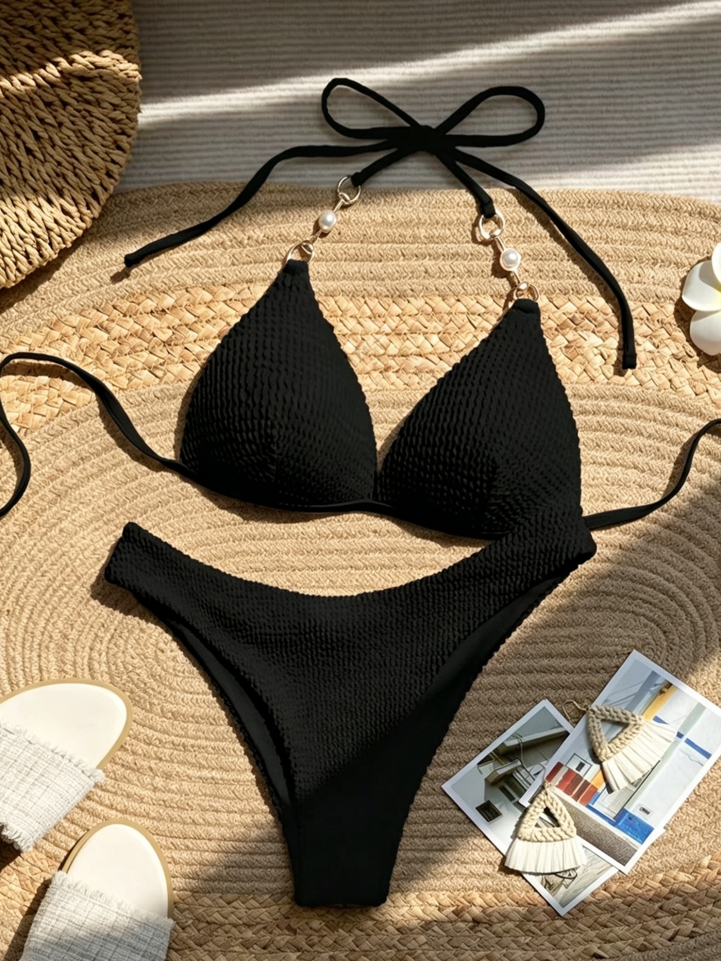 Pearled Bikini Set