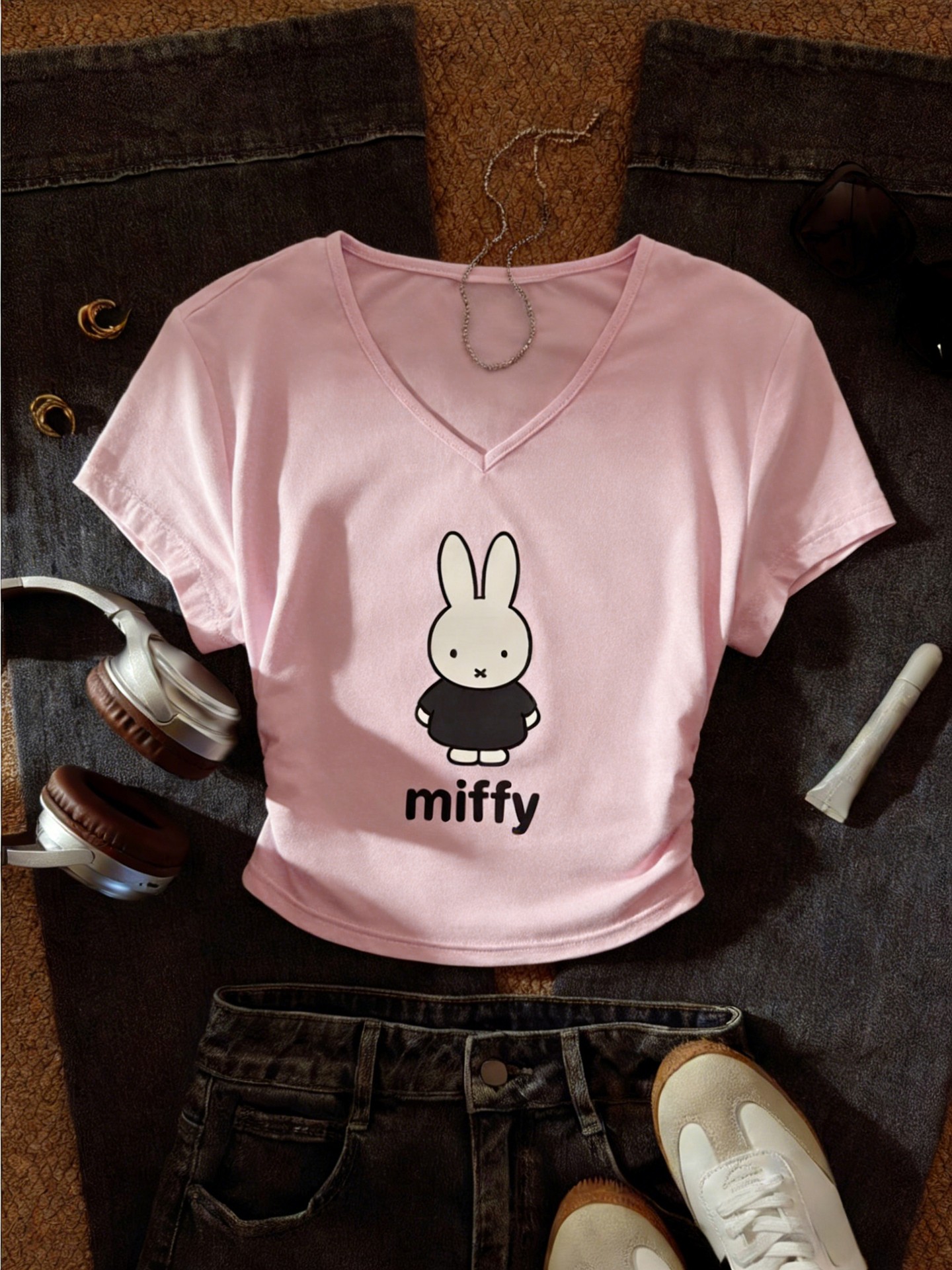 Gathered Pullover T-Shirt