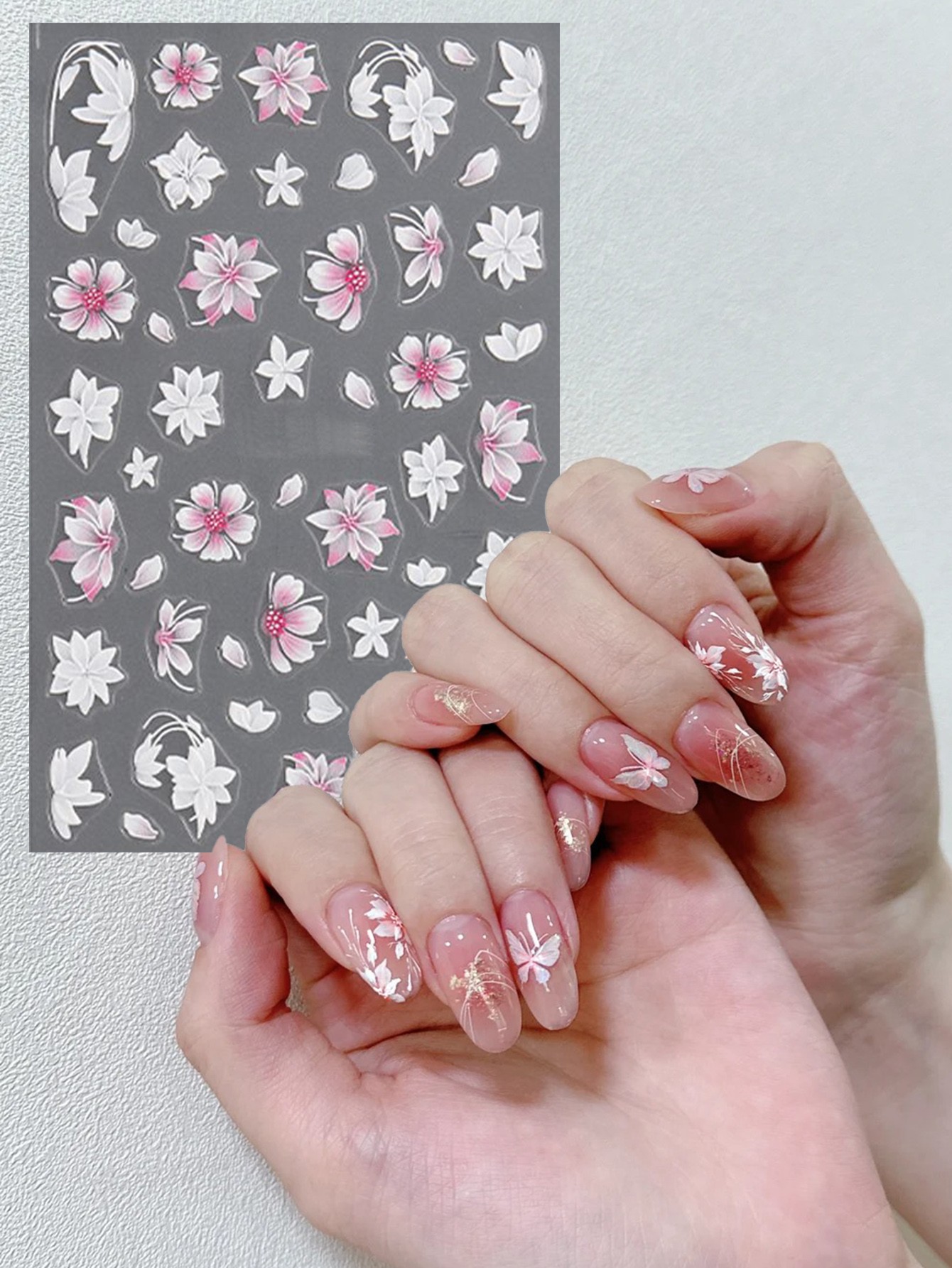 Gradient Flowers Nail And Body Art
