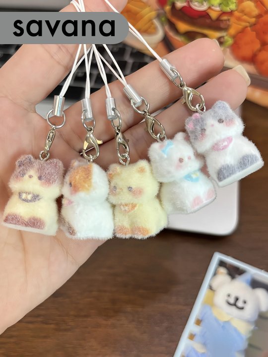 5Pc Animal Bag Charm