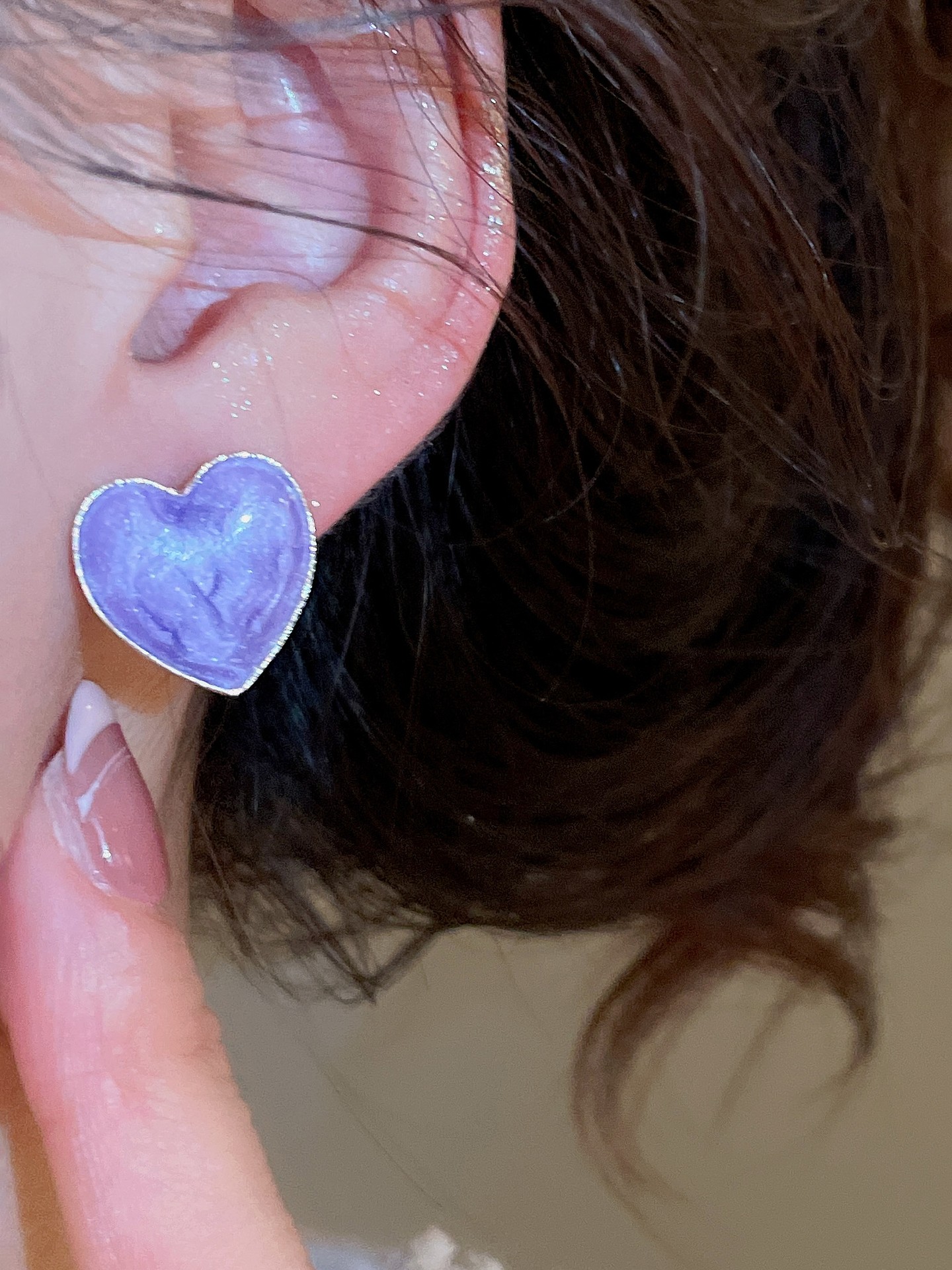 Heart Stud Earrings