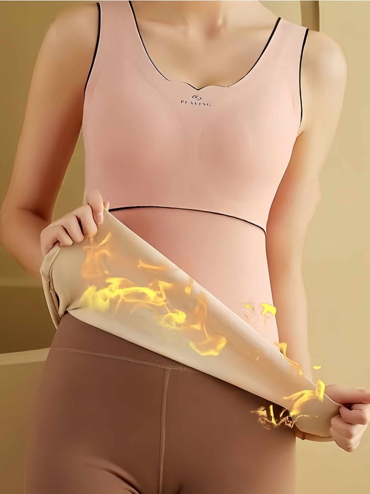 Padded Thermal Underwear Top