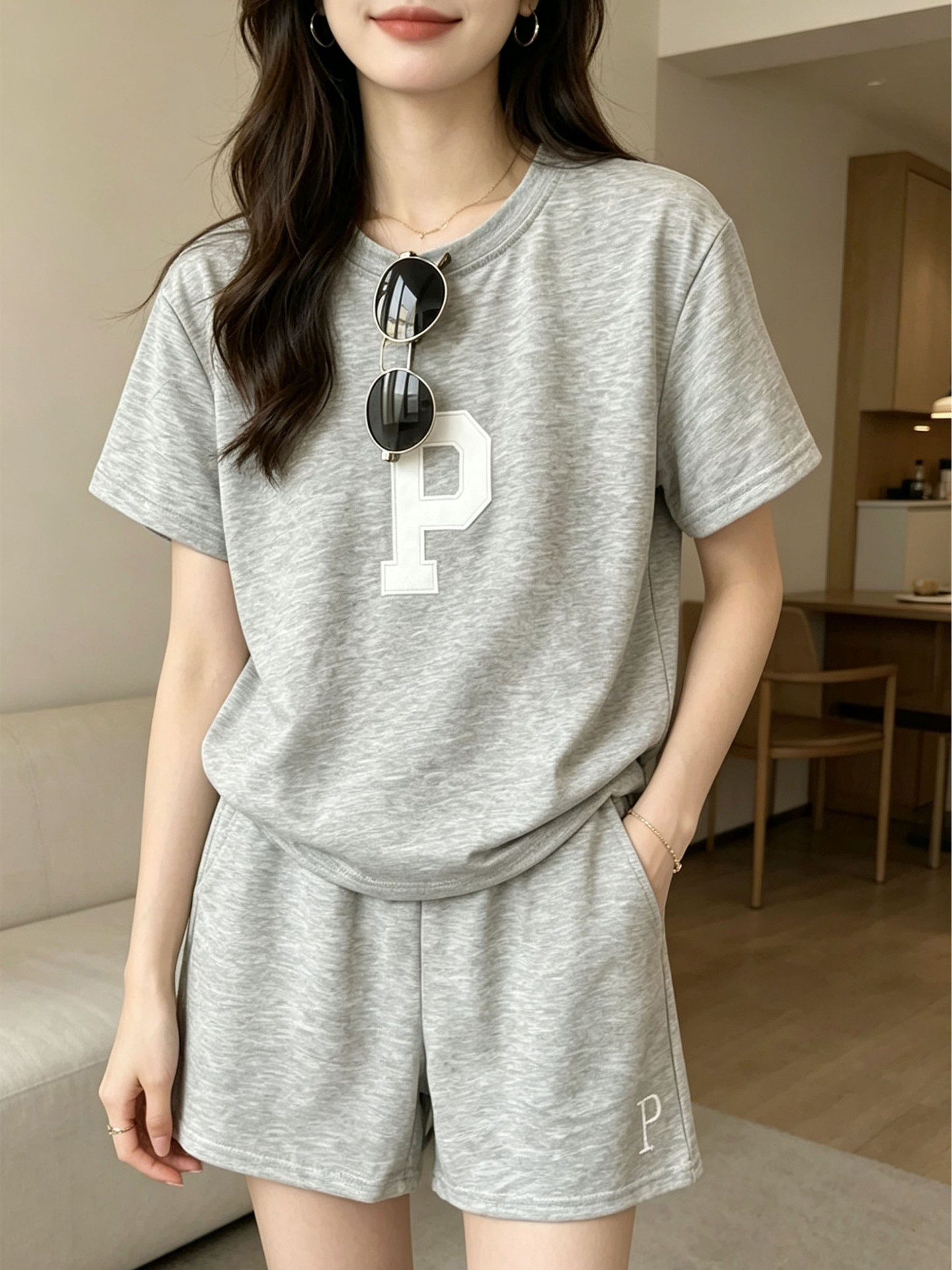 Appliquéd Co-ord Set