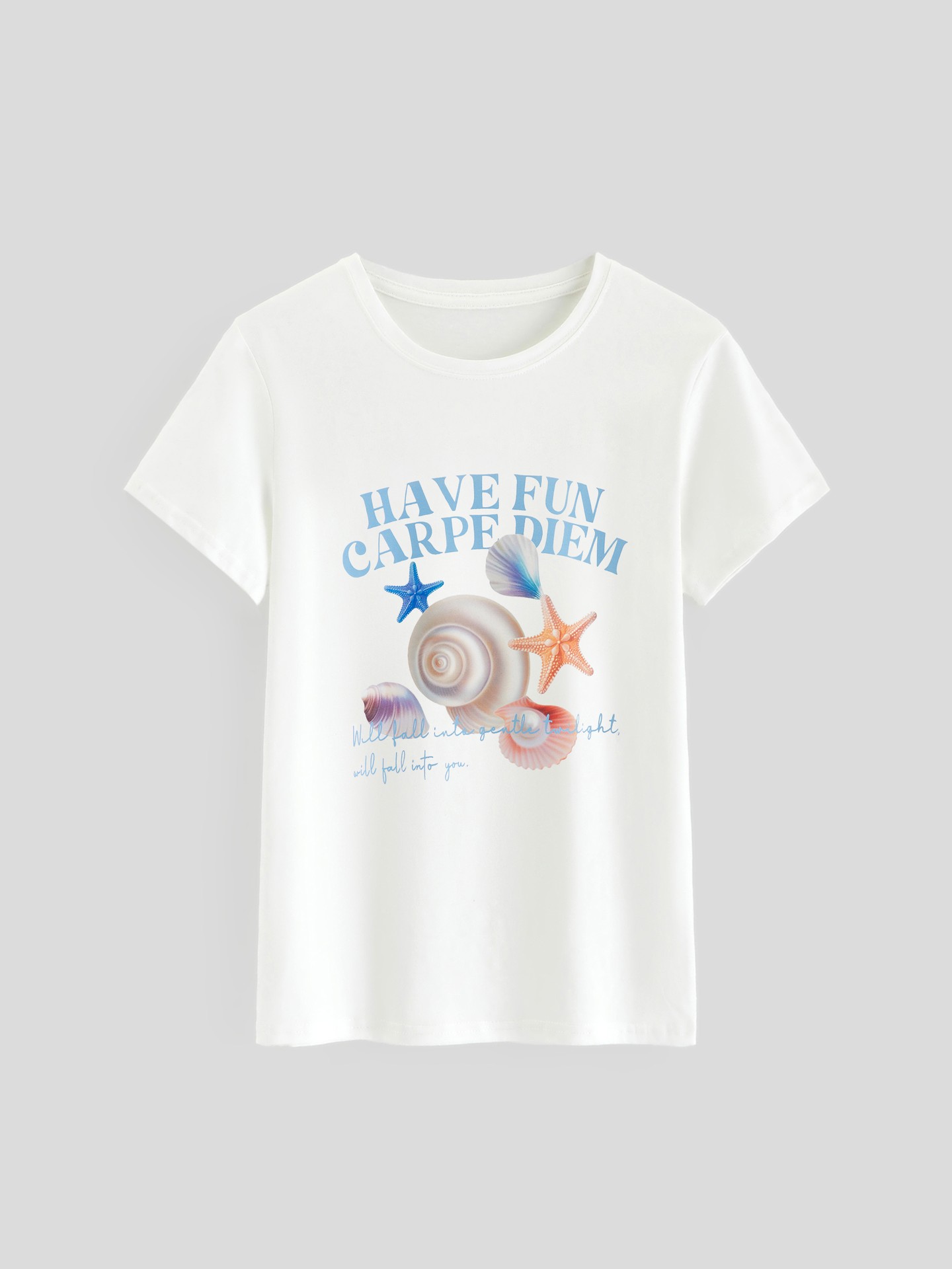 100% Cotton Printed Pullover T-Shirt